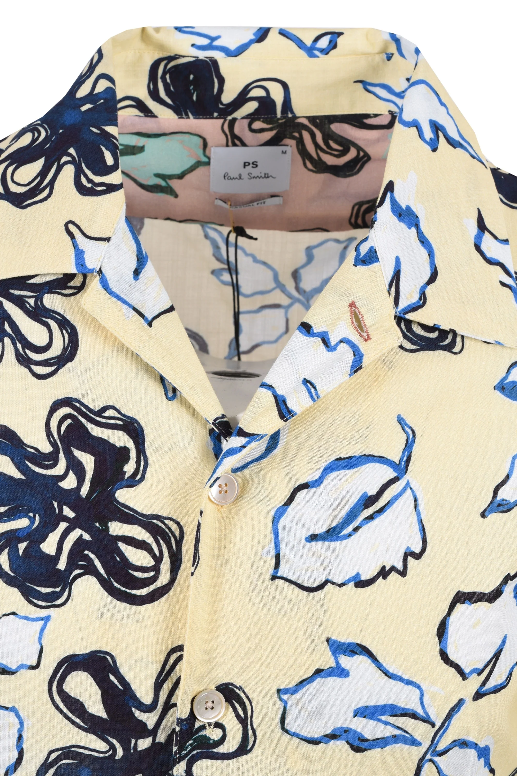 Paul Smith SS Casual Fit Shirt Yellow - Image 2