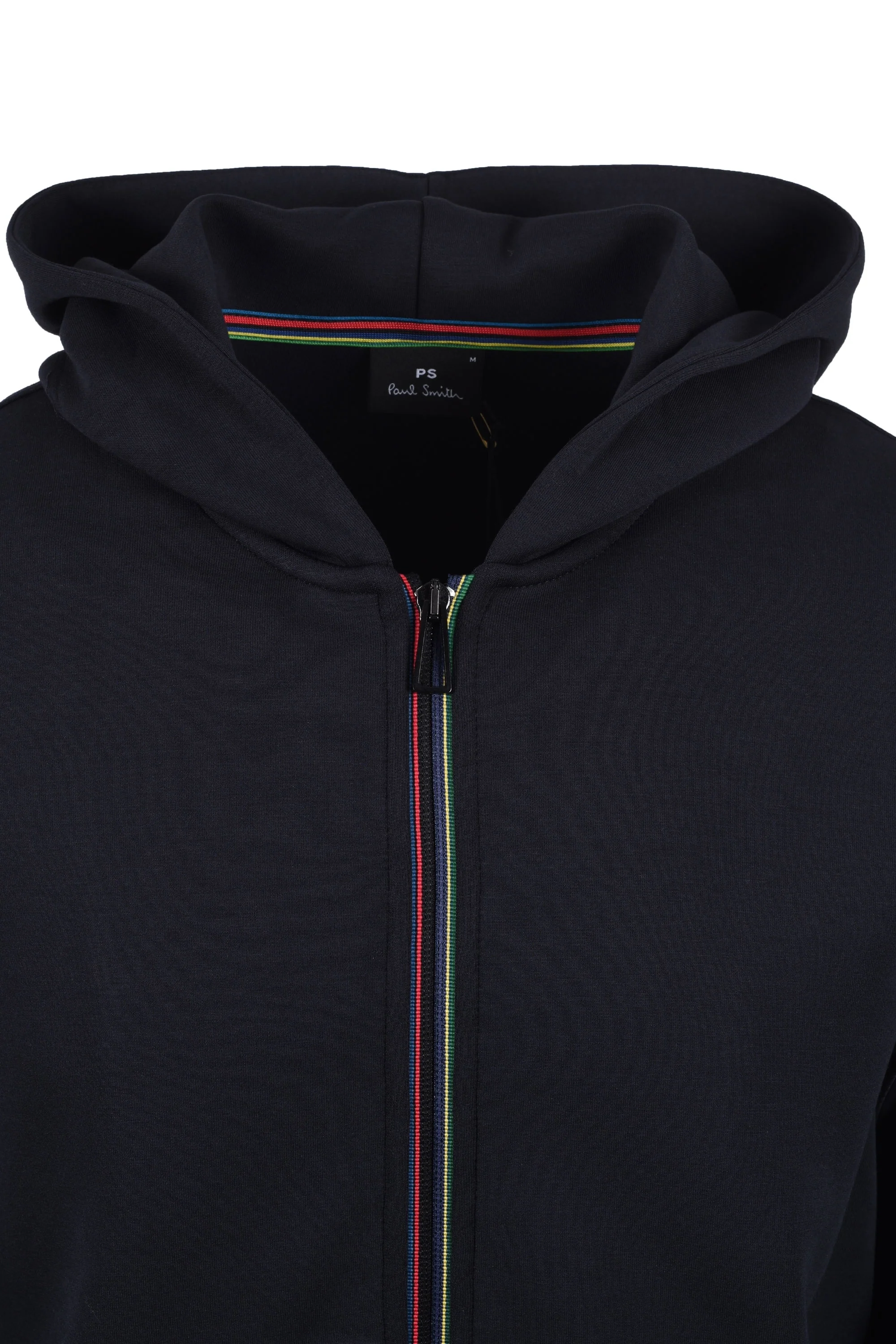 Paul Smith Zip Through Hoodie Dark Navy - Image 2