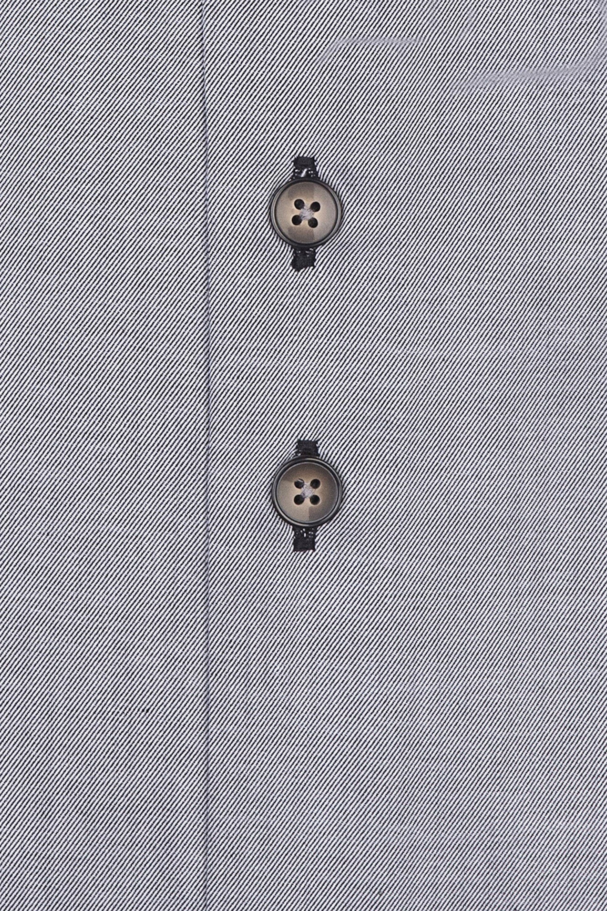 R2 Grey Shirt With Stitched Collar Detail - Image 3