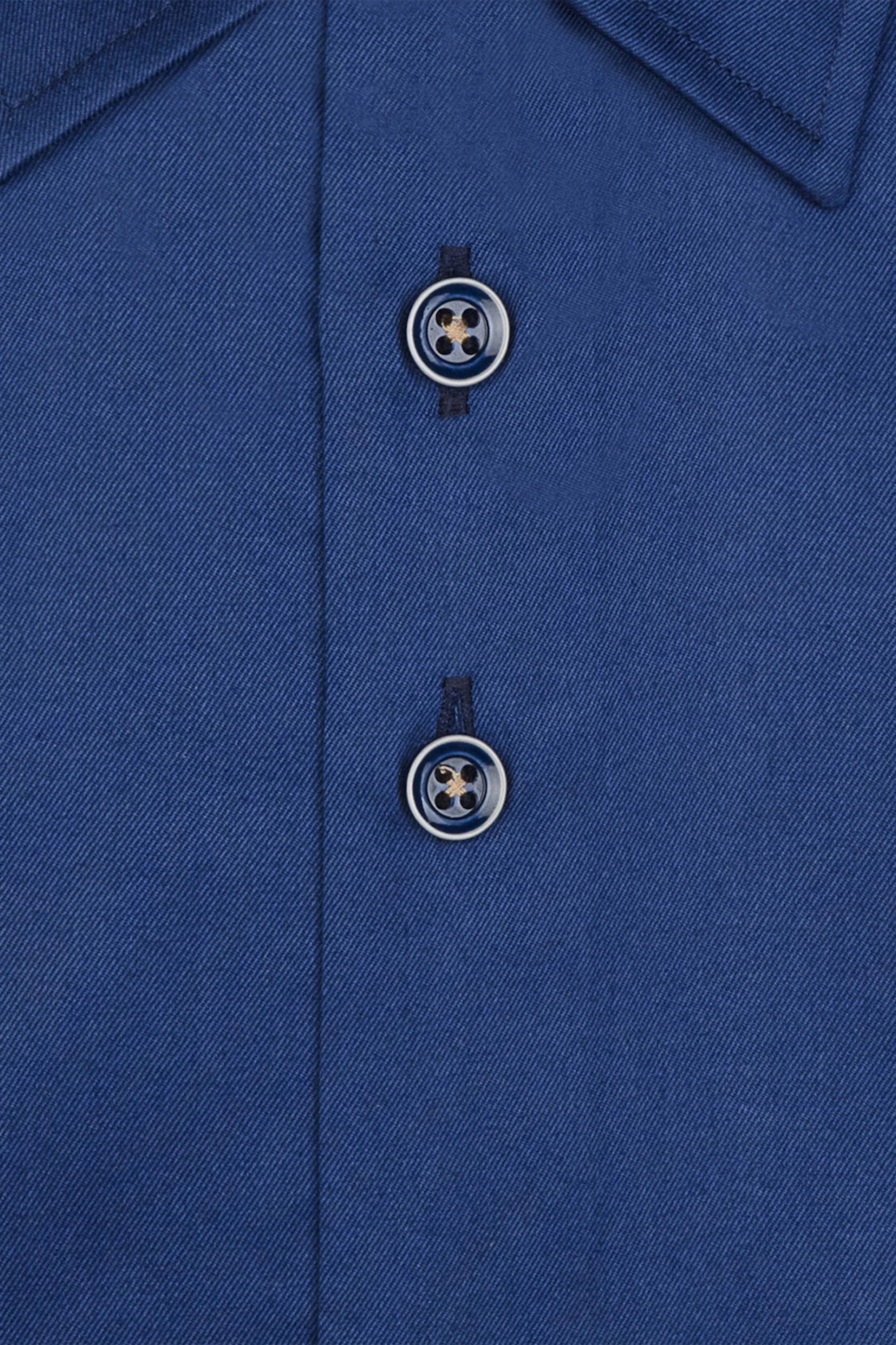 R2 Hidden Button-Down Blue Shirt - Image 3