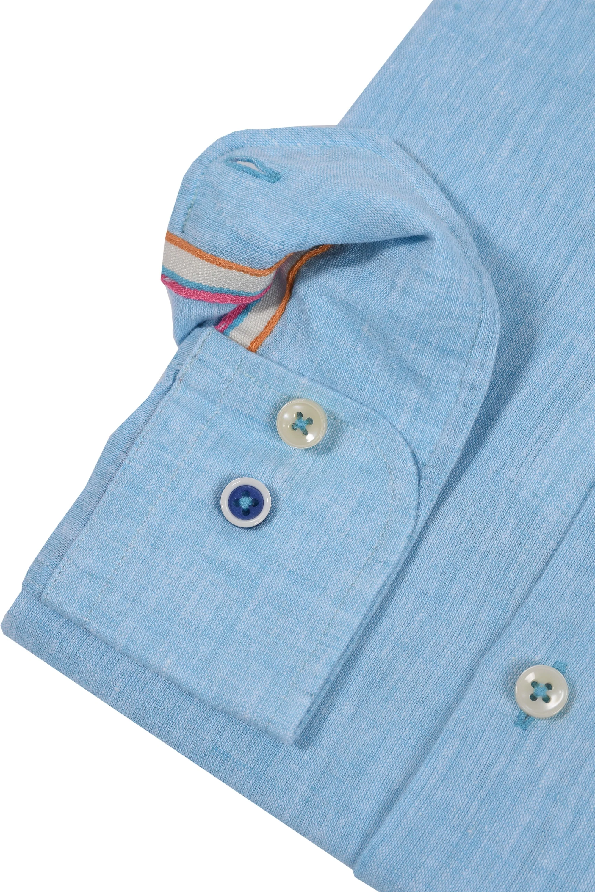 R2 Linen Shirt Aqua - Image 3