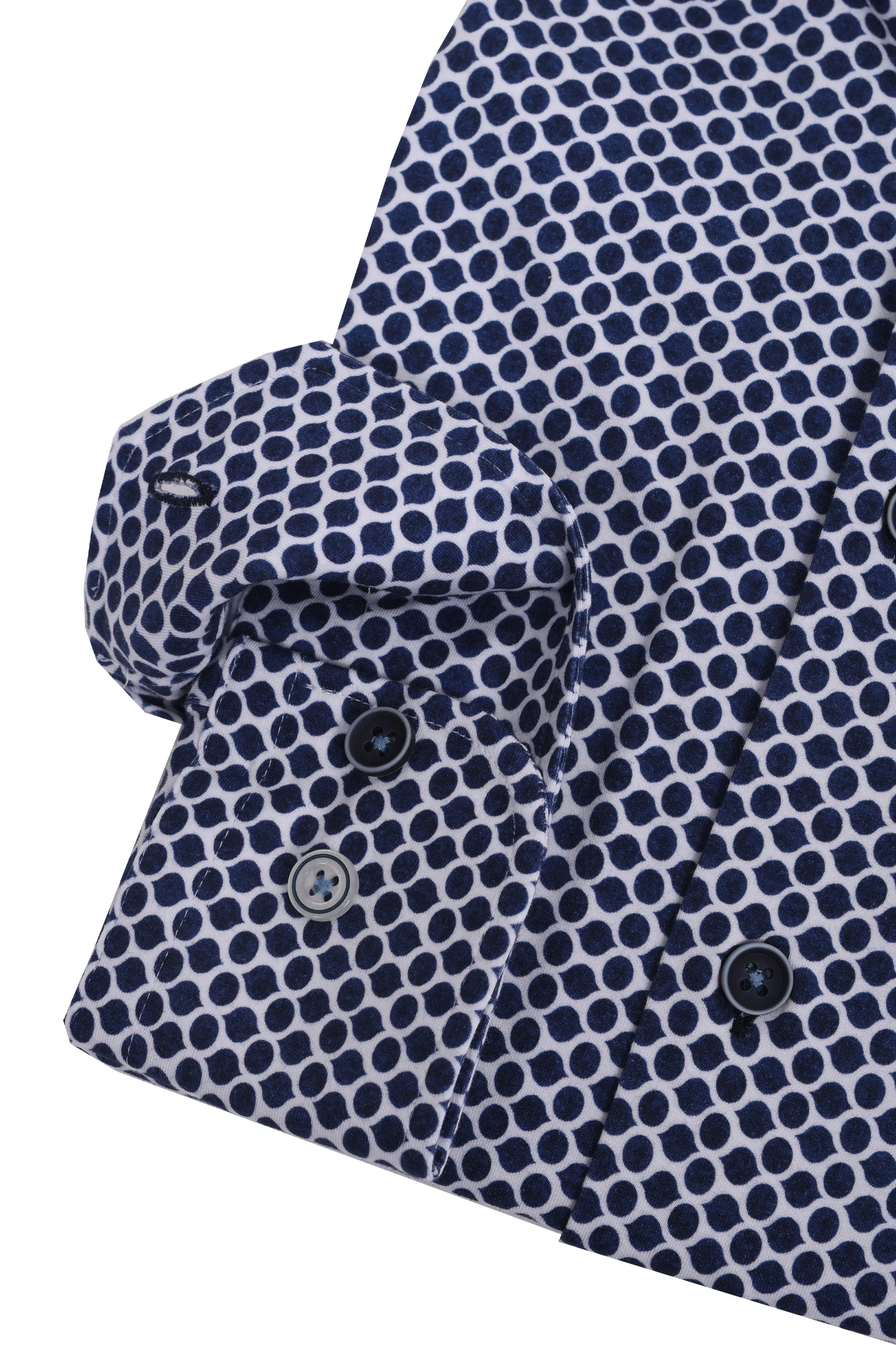 R2 Long Sleeved Jersey Shirt Navy Spot - Image 3