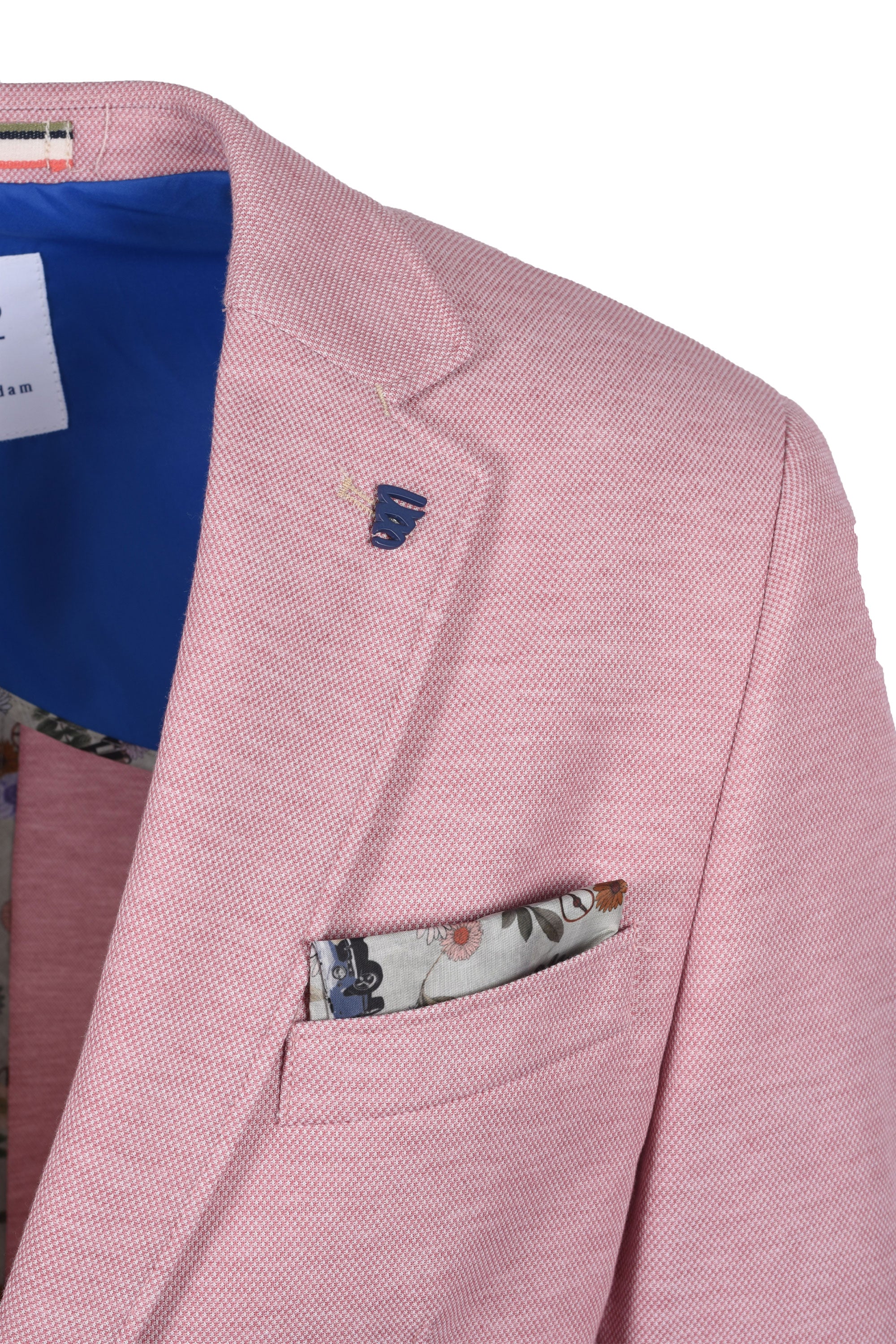 R2 Notch Lapel Jacket Light Pink - Image 2