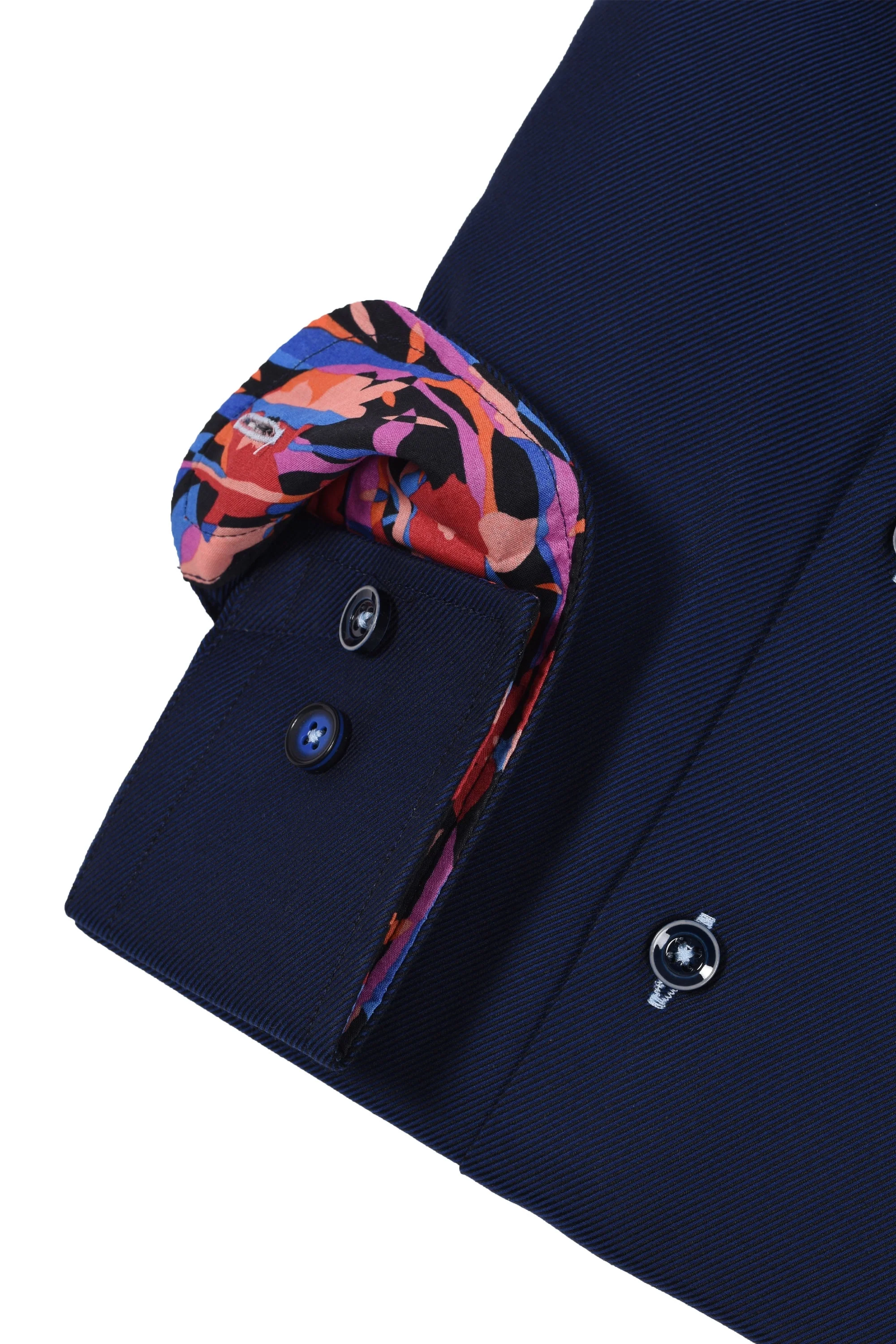 R2 Twill Shirt Navy - Image 3