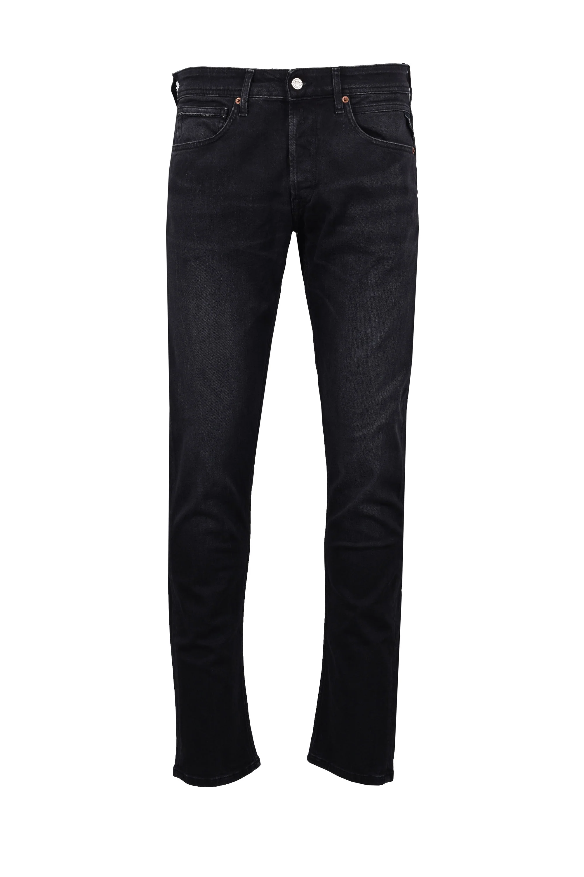 Replay Grover Straight Fit Jeans Black - Image 2