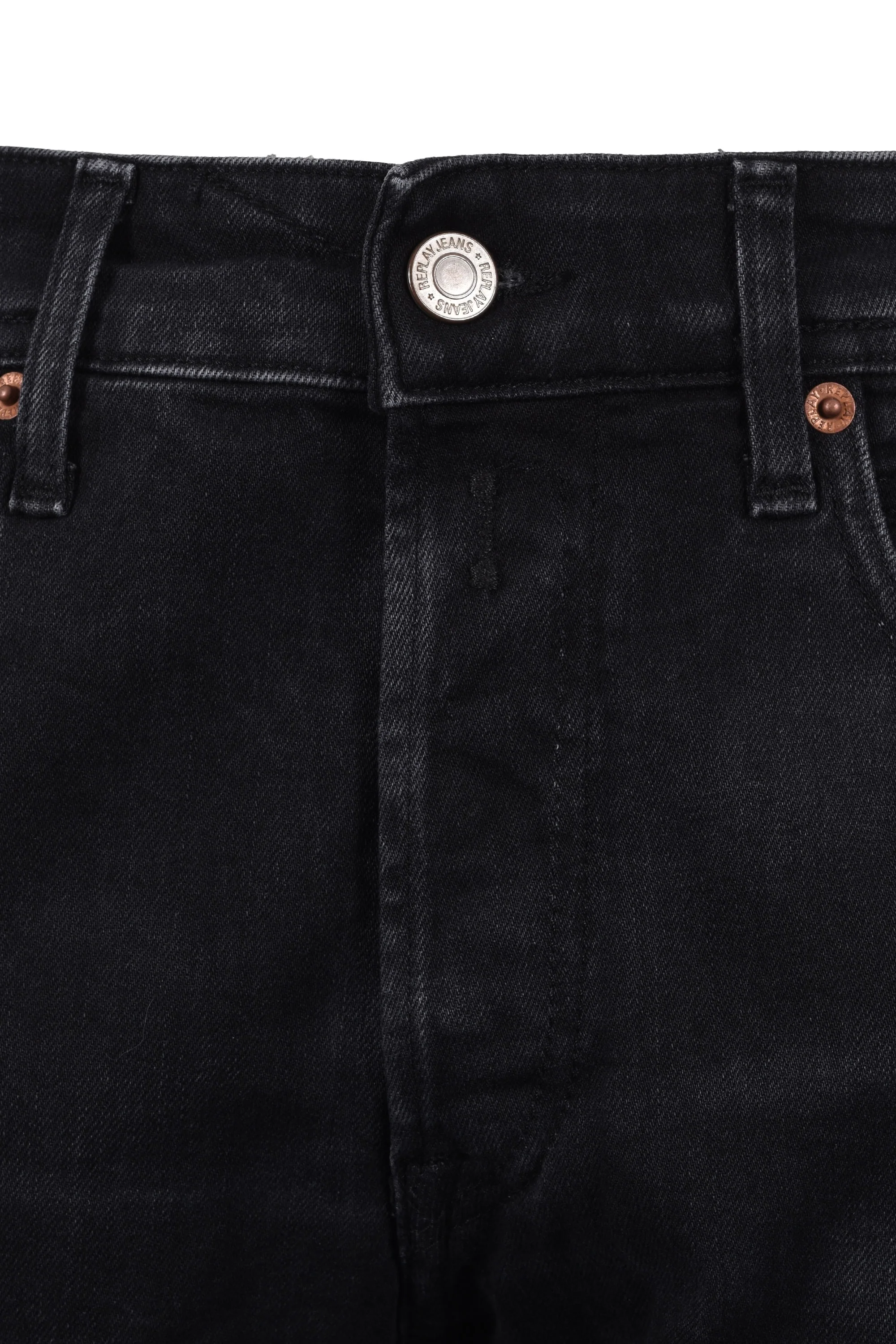 Replay Grover Straight Fit Jeans Black - Image 4