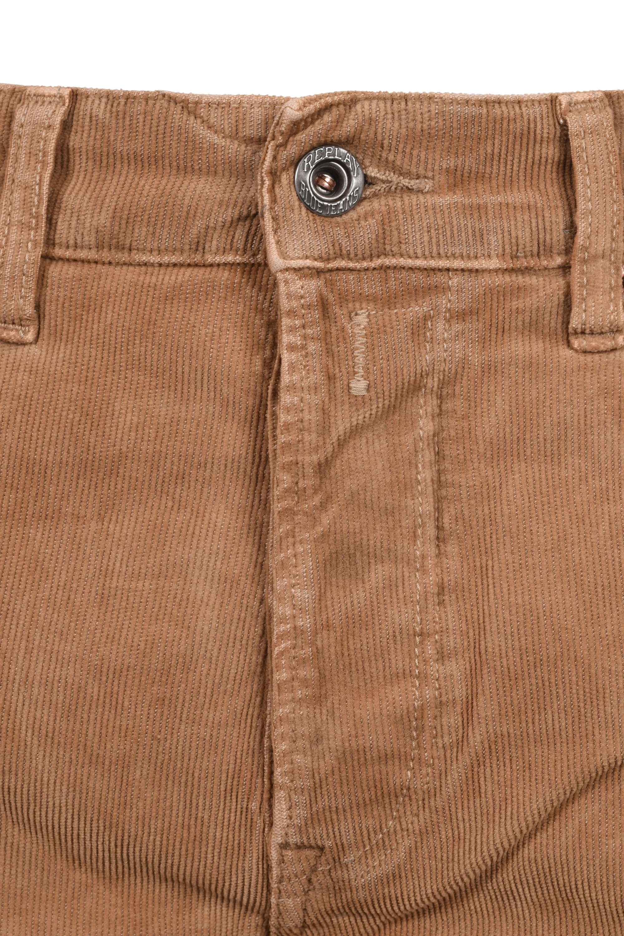 Replay Grover Corduroy Jeans Tan - Image 2