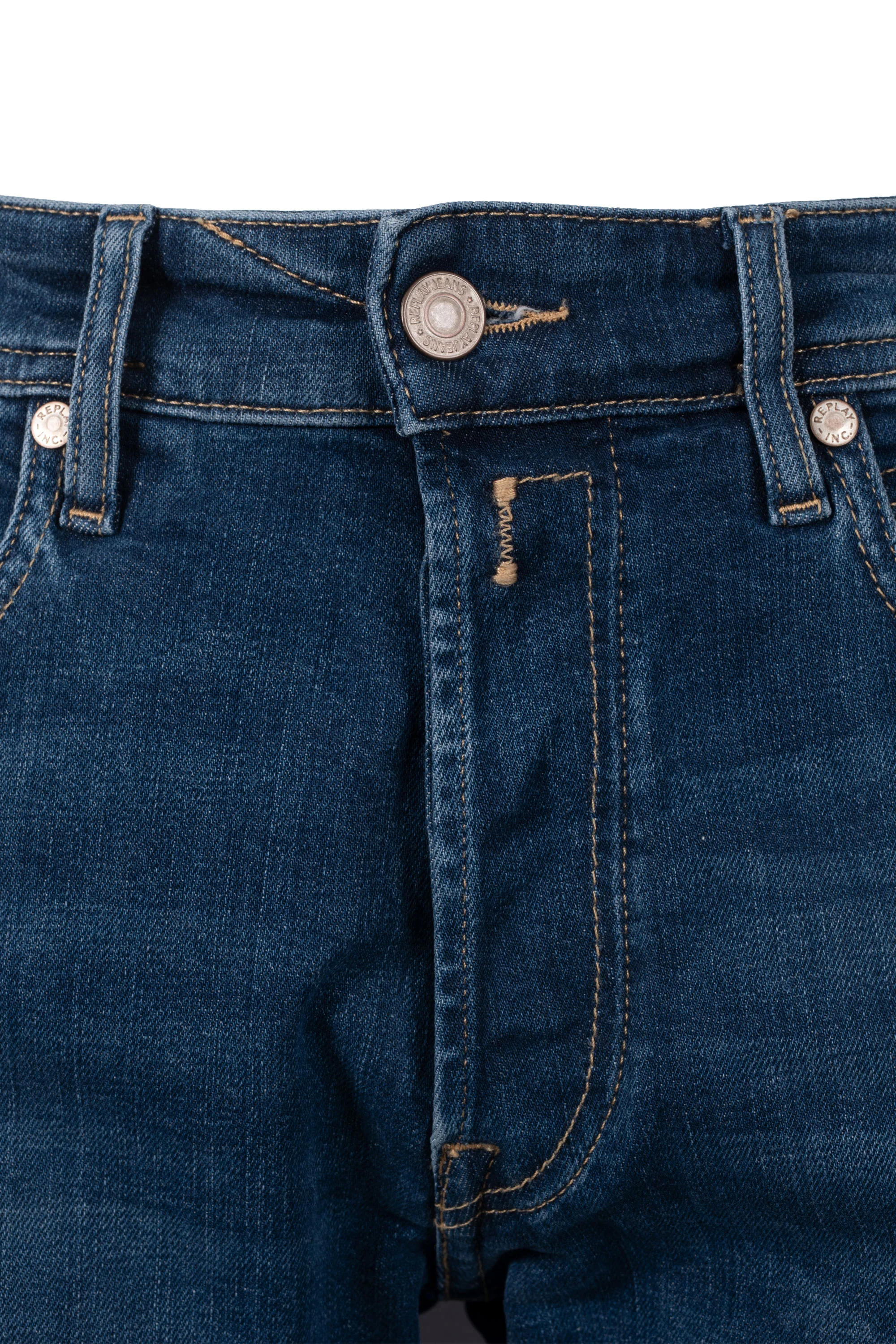 Replay Grover Straight Fit Jeans Light Denim - Image 3