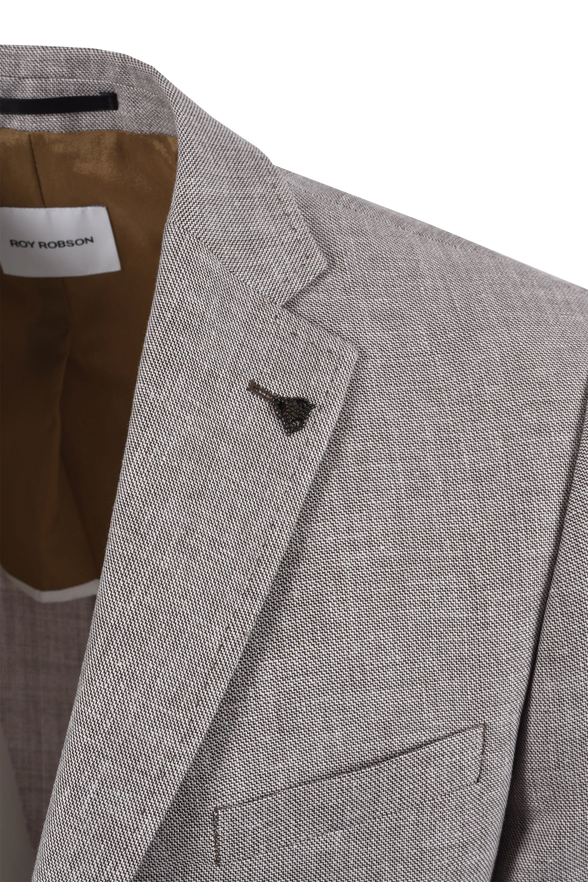 ROY ROBSON LINEN JACKET BEIGE - Image 2