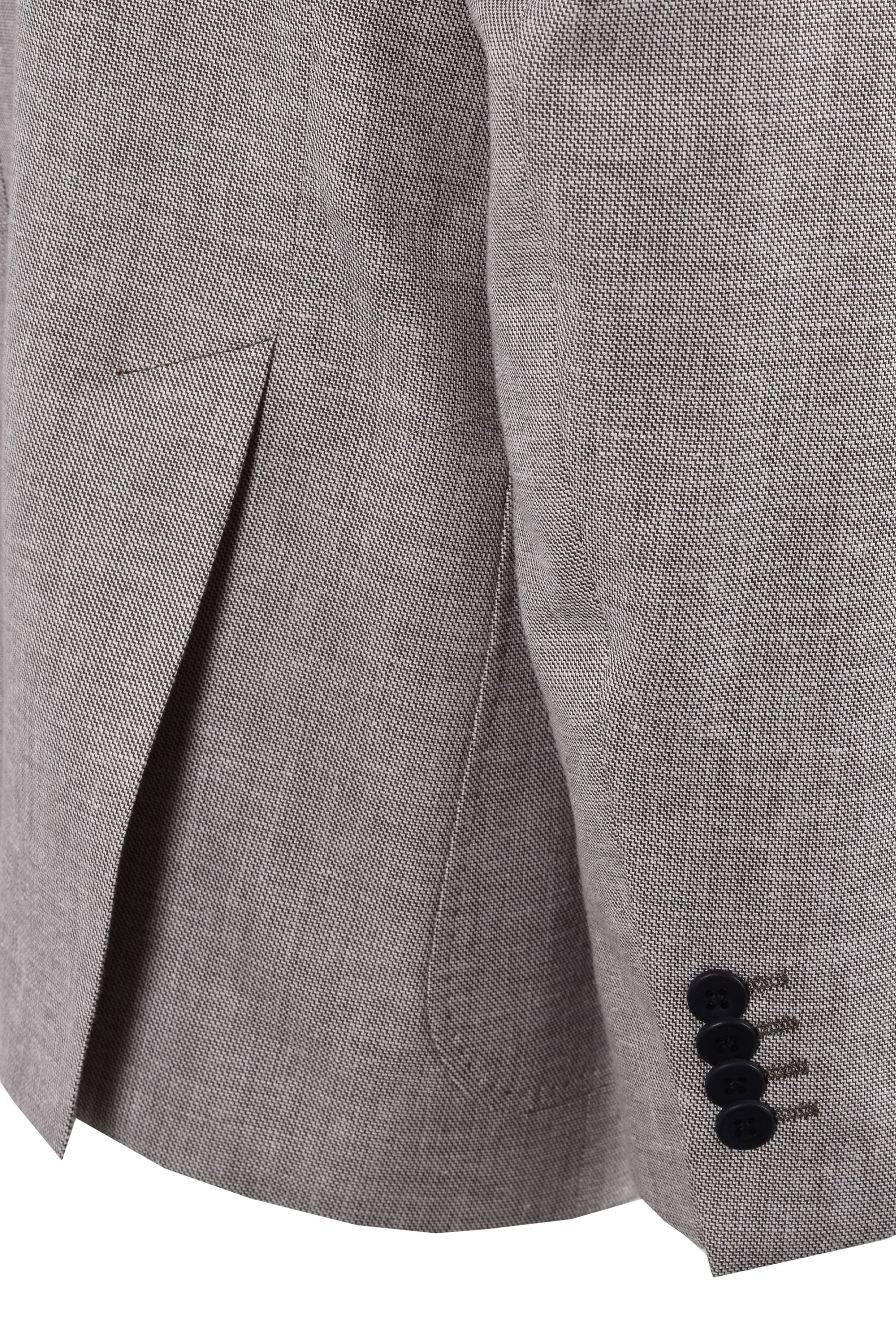 ROY ROBSON LINEN JACKET BEIGE - Image 4