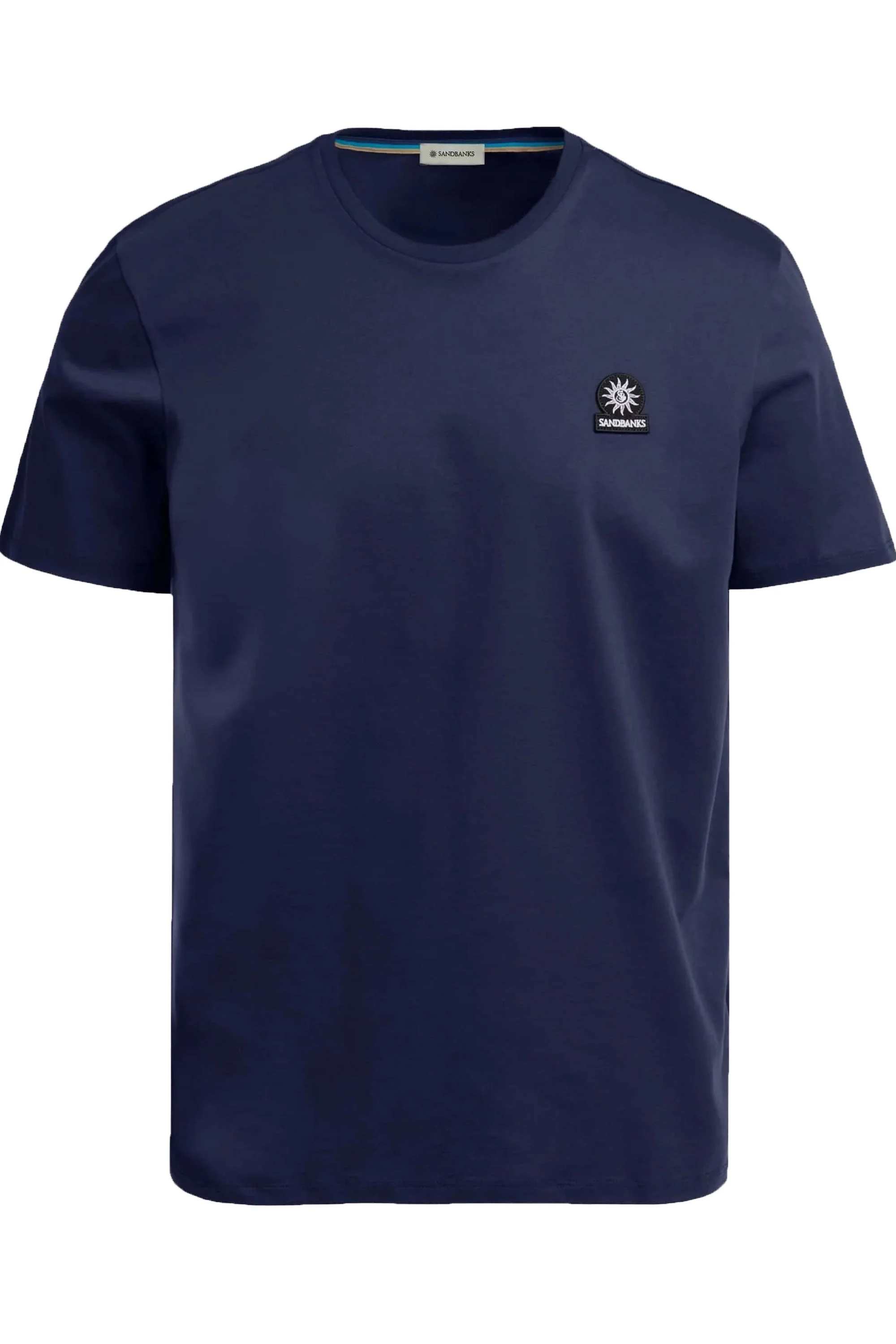 Sandbanks Badge Logo T-shirt Navy