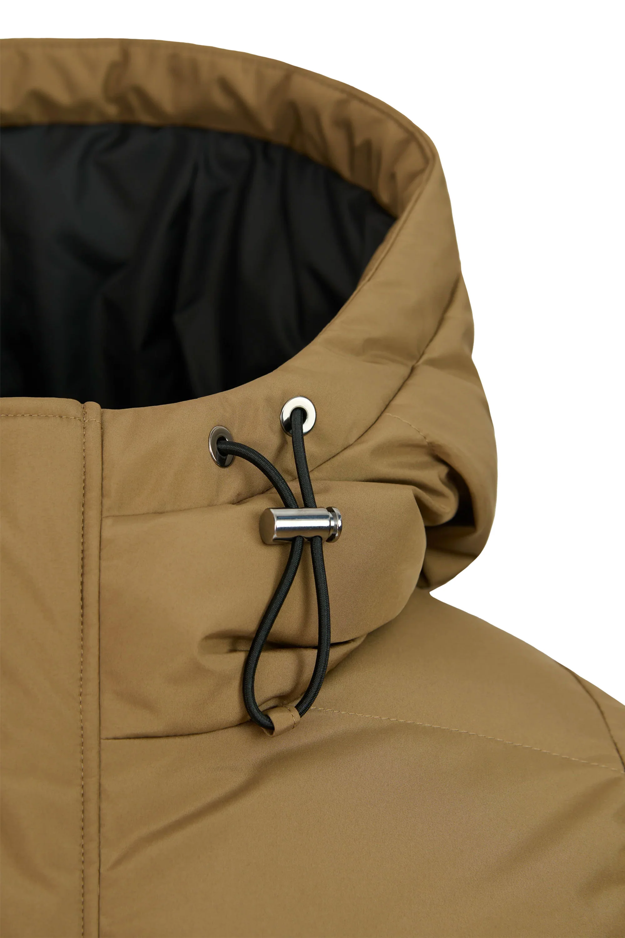SANDBANKS ALPHA PUFFER JACKET LIGHT BROWN - Image 3