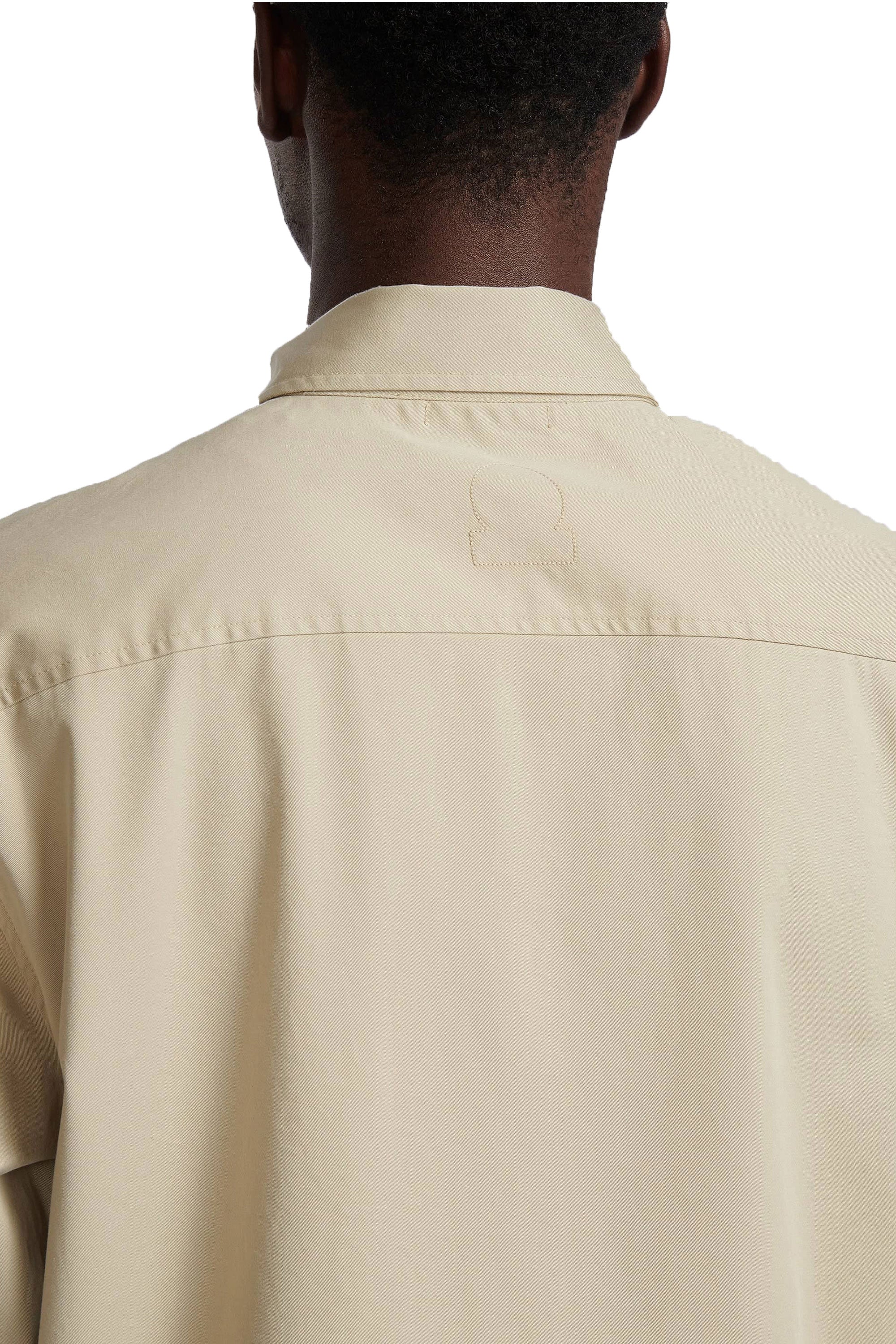 Sandbanks Gabardine Overshirt Stone - Image 3
