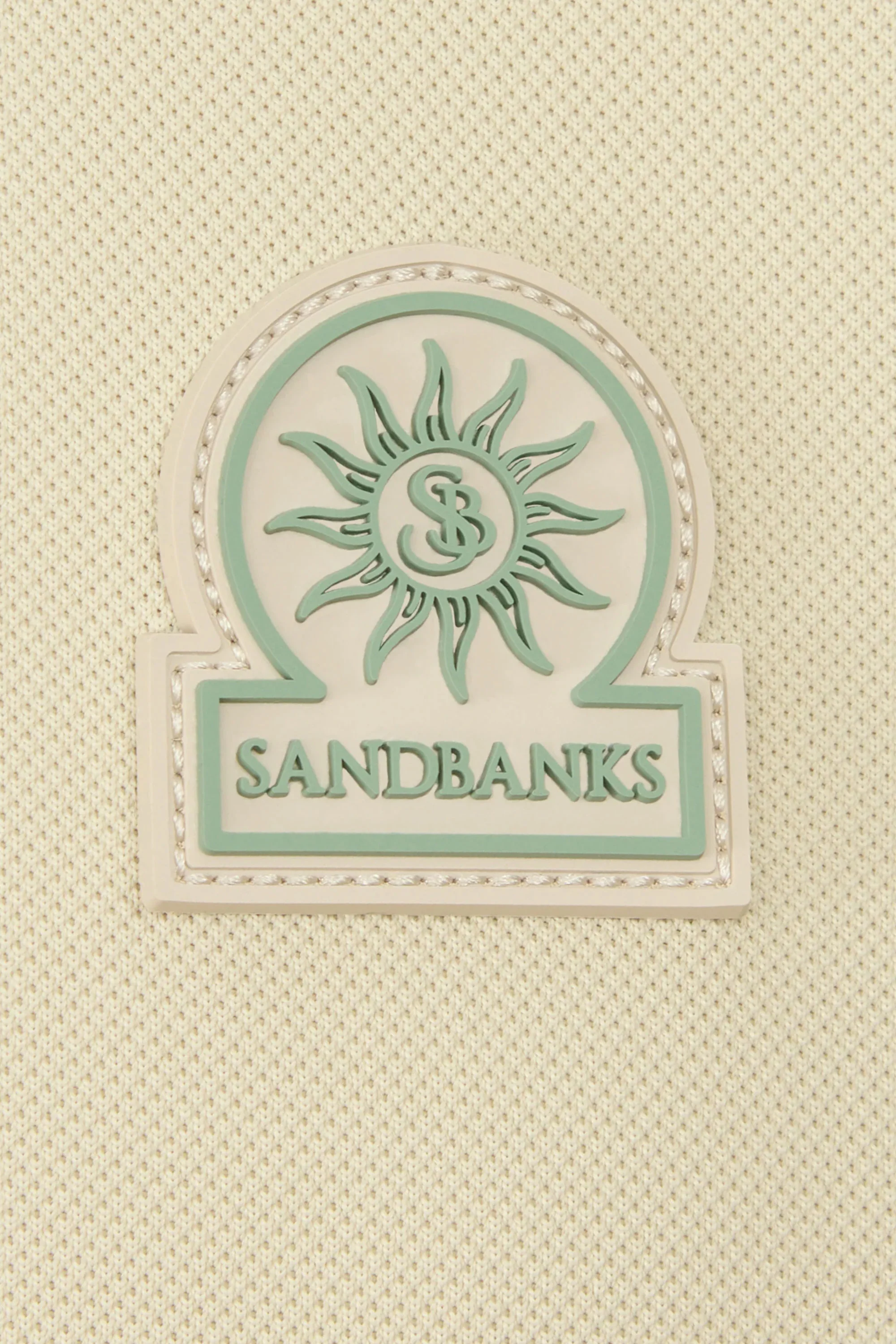 SANDBANKS GRADIENT RIB POLO STONE - Image 5