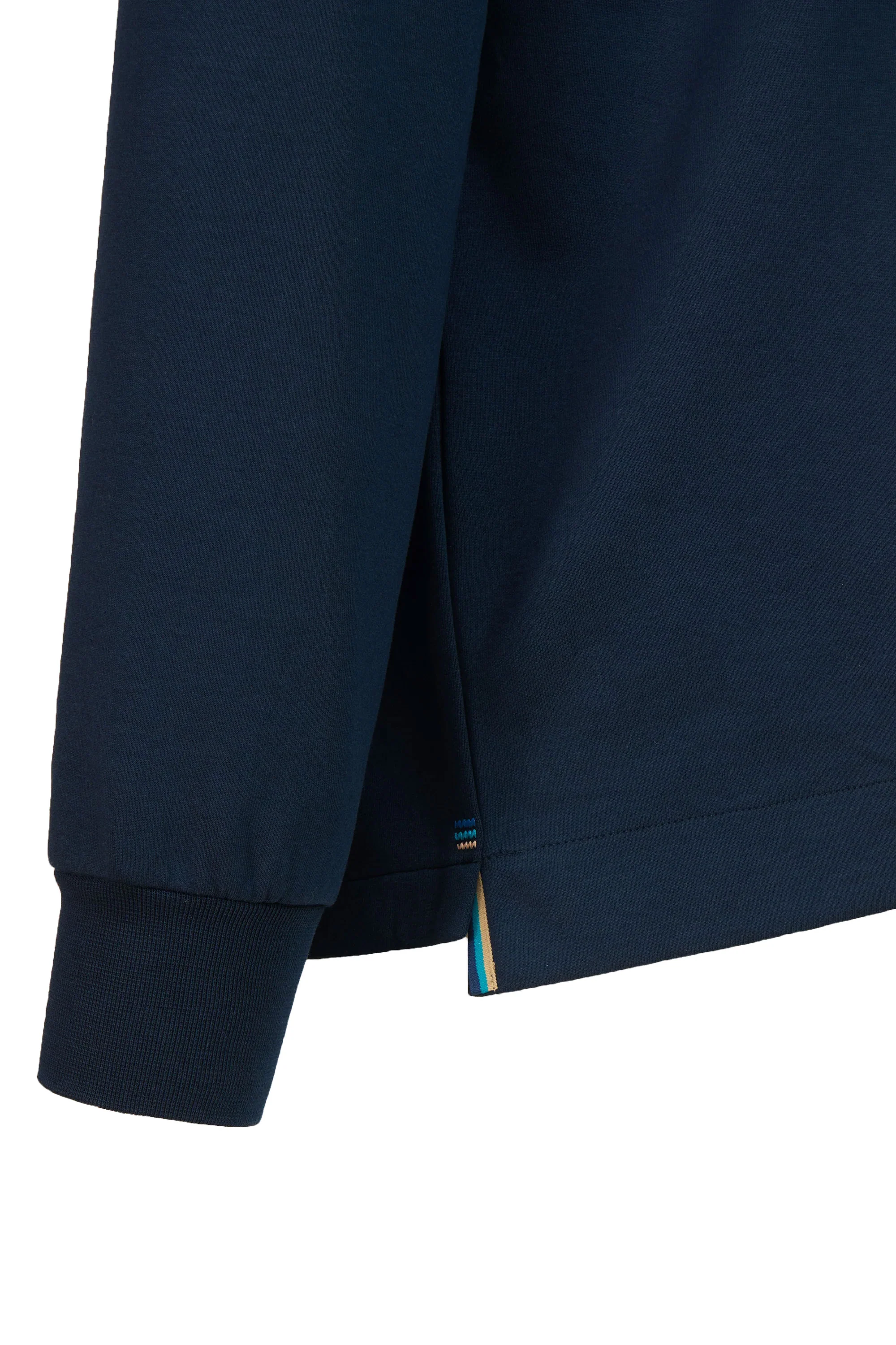 Sandbanks Interlock Quarter Zip Navy - Image 3