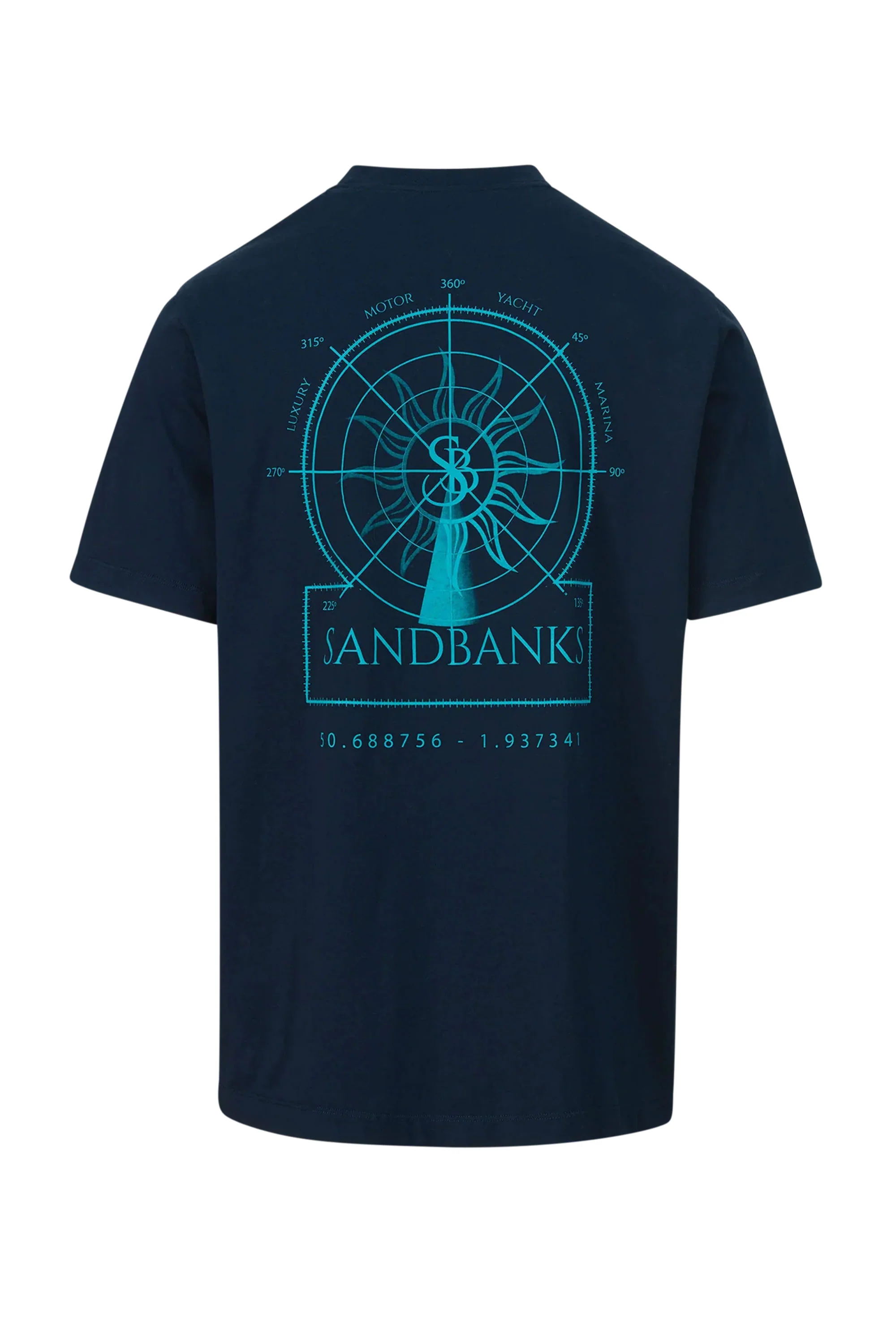 SANDBANKS SONAR T-SHIRT NAVY - Image 2