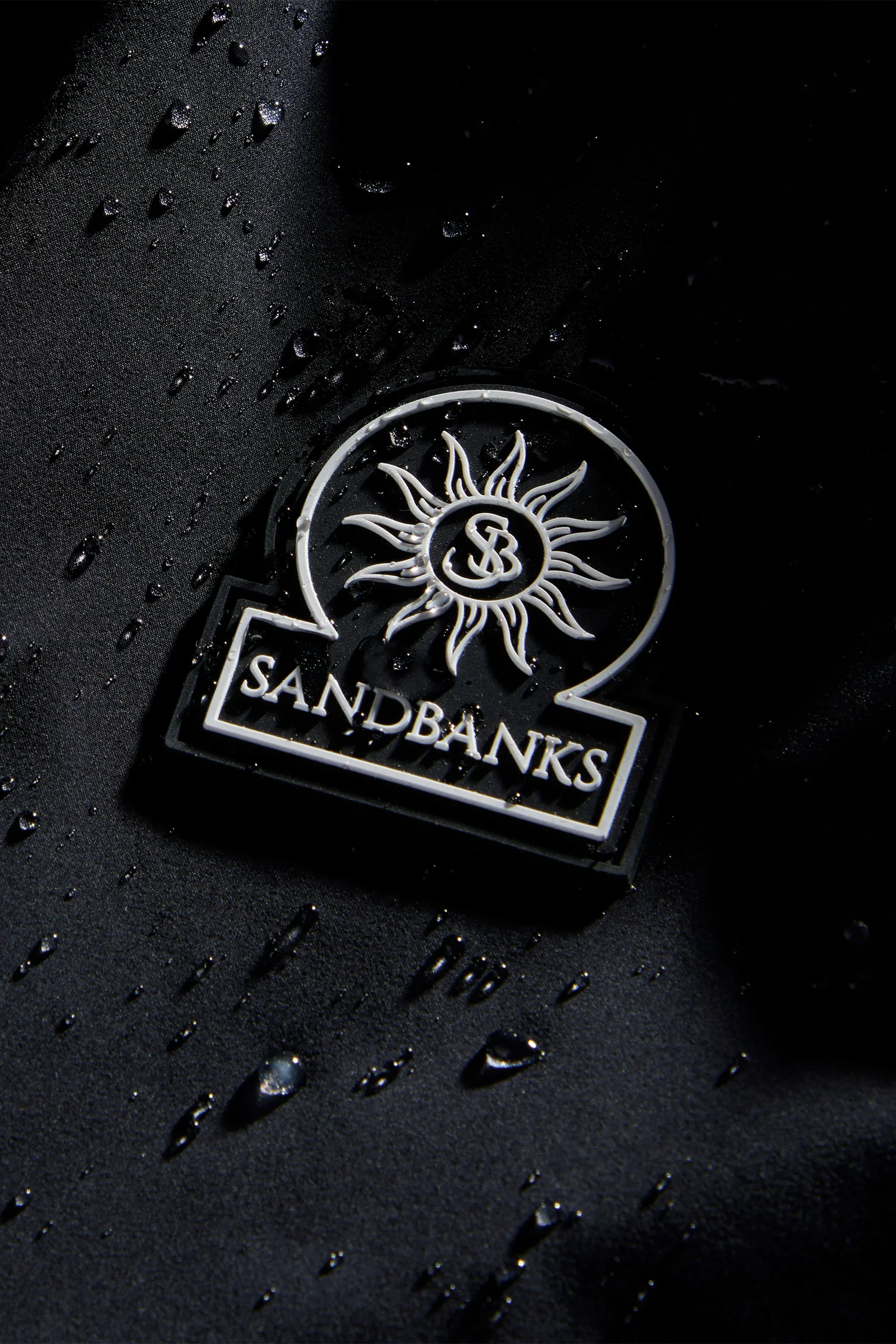 SANDBANKS STORM SHELL WATERPROOF JACKET BLACK - Image 4