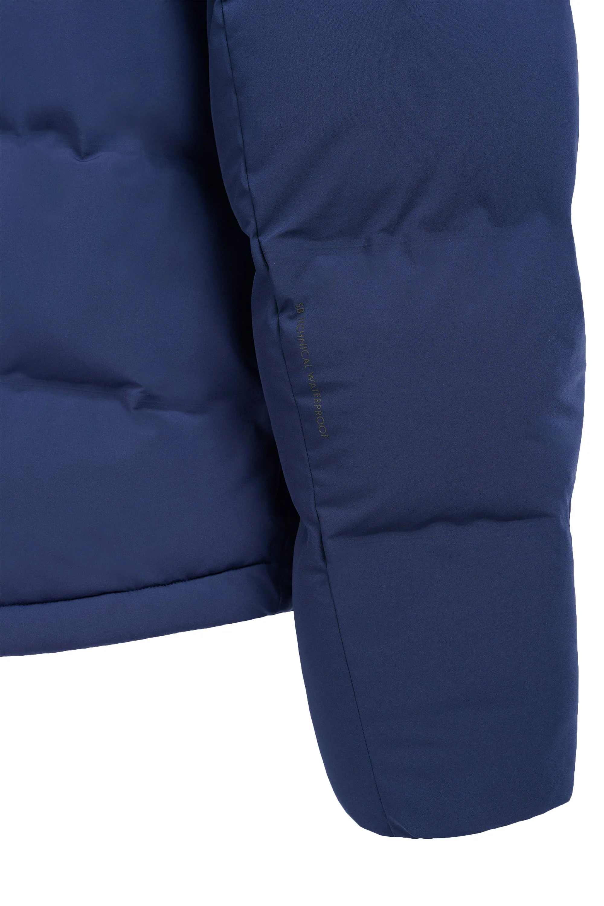 SANDBANKS WATERPROOF BANKS PUFFER JACKET NAVY - Image 3