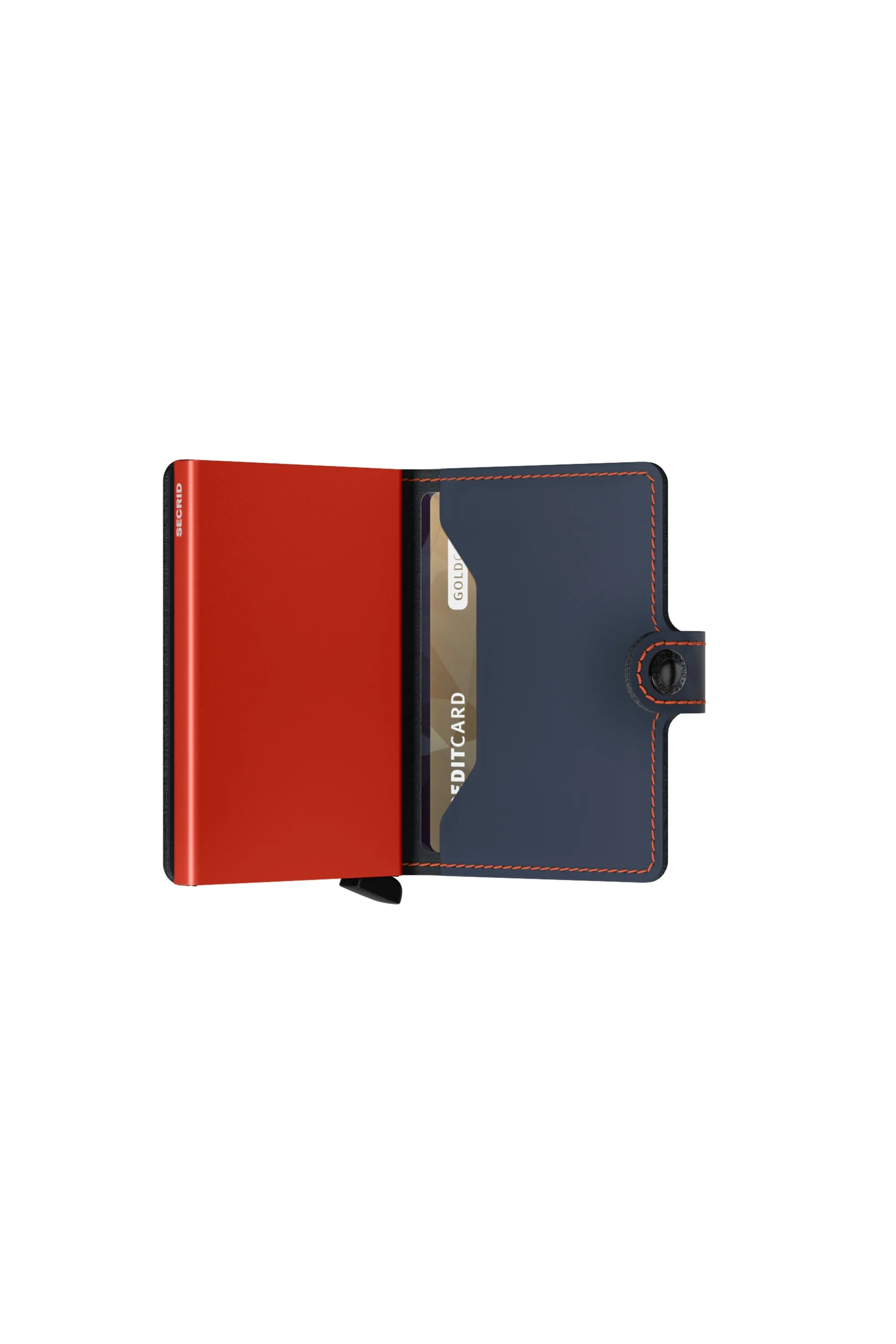 Secrid Mini Wallets Night Blue/orange - Image 3