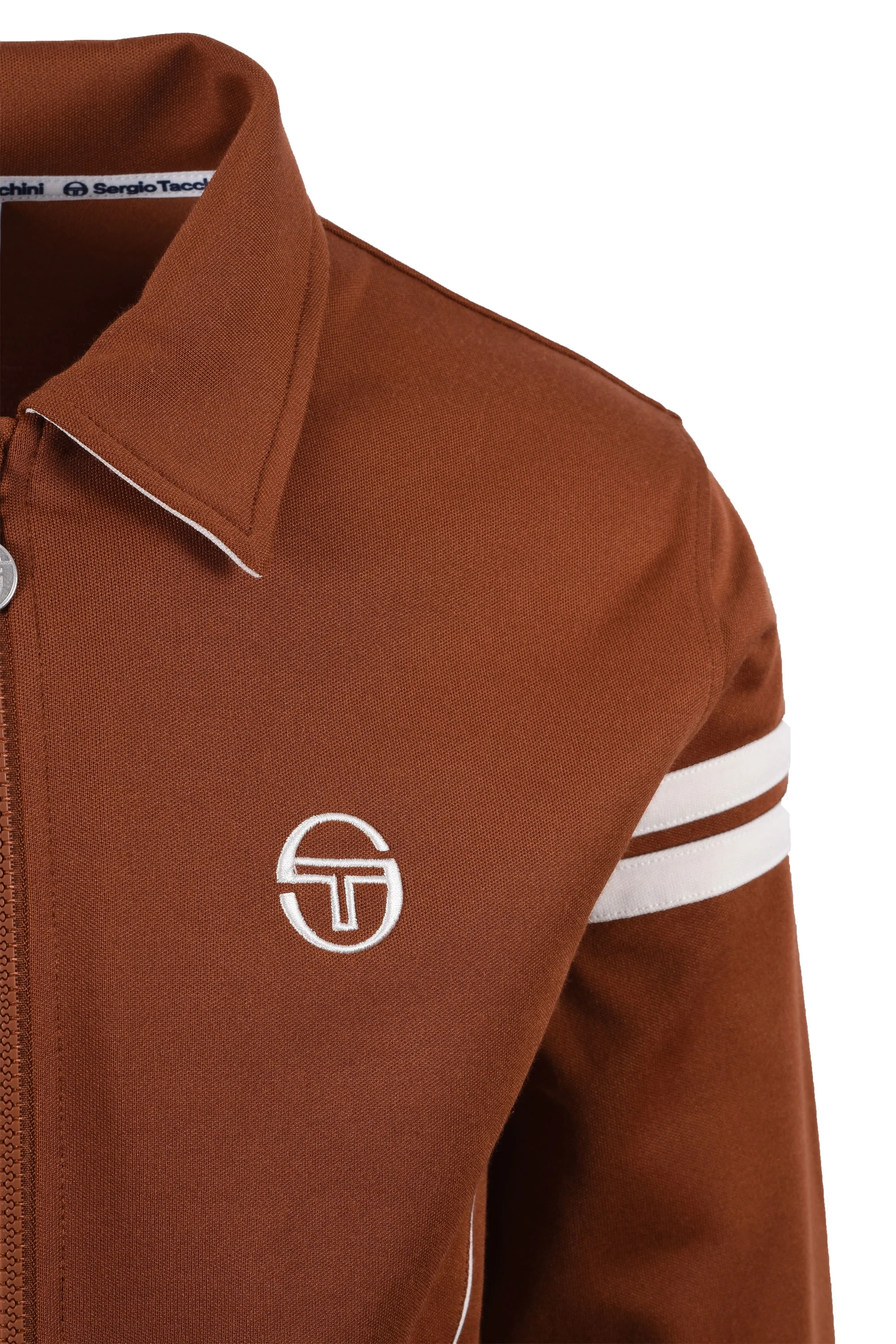 Sergio Tacchini Armando Track Top Brown - Image 4