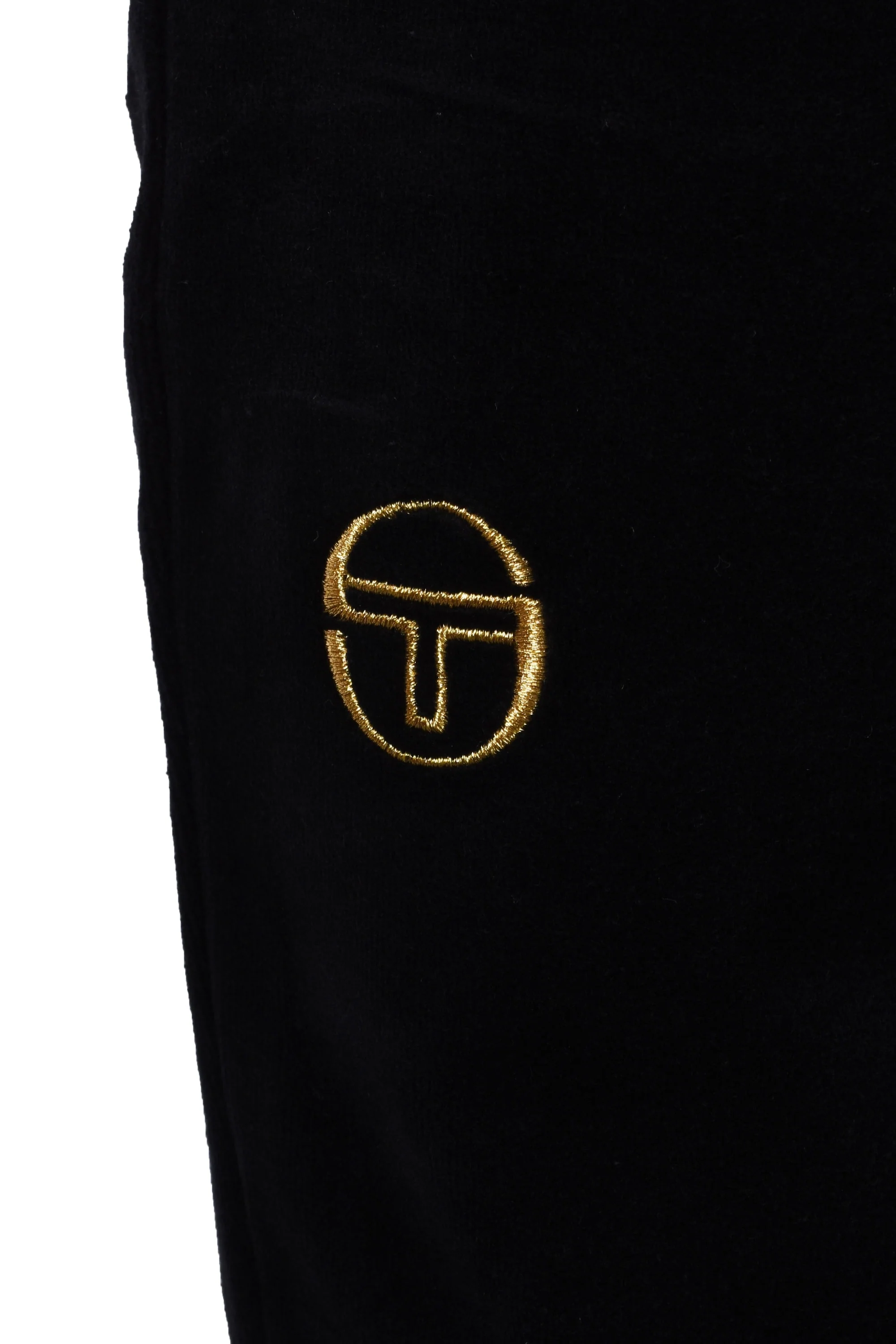 Sergio Tacchini Court Velour Track Pant Black - Image 3
