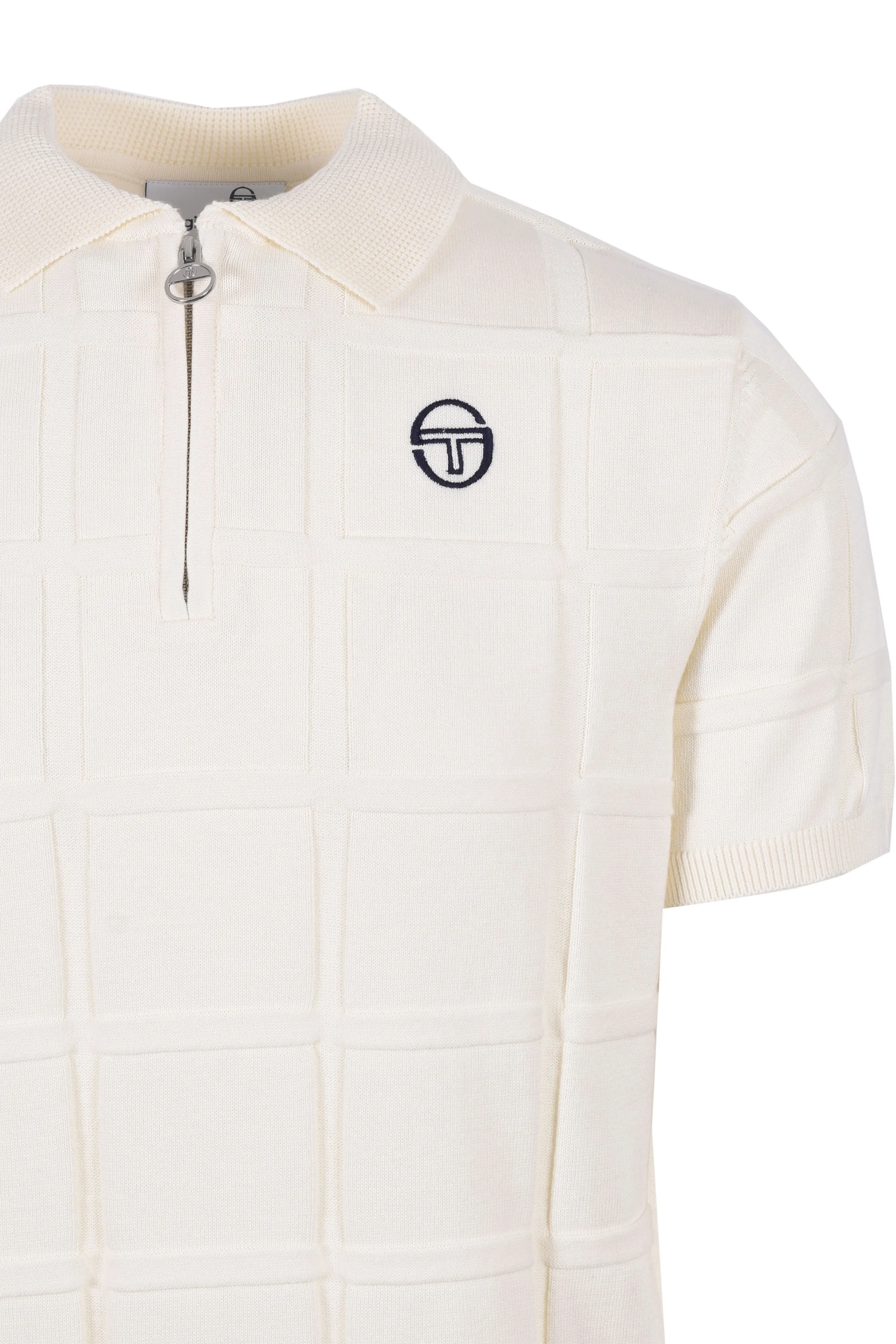 Sergio Tacchini Lorenzo Half Zip Polo Gardenia - Image 2