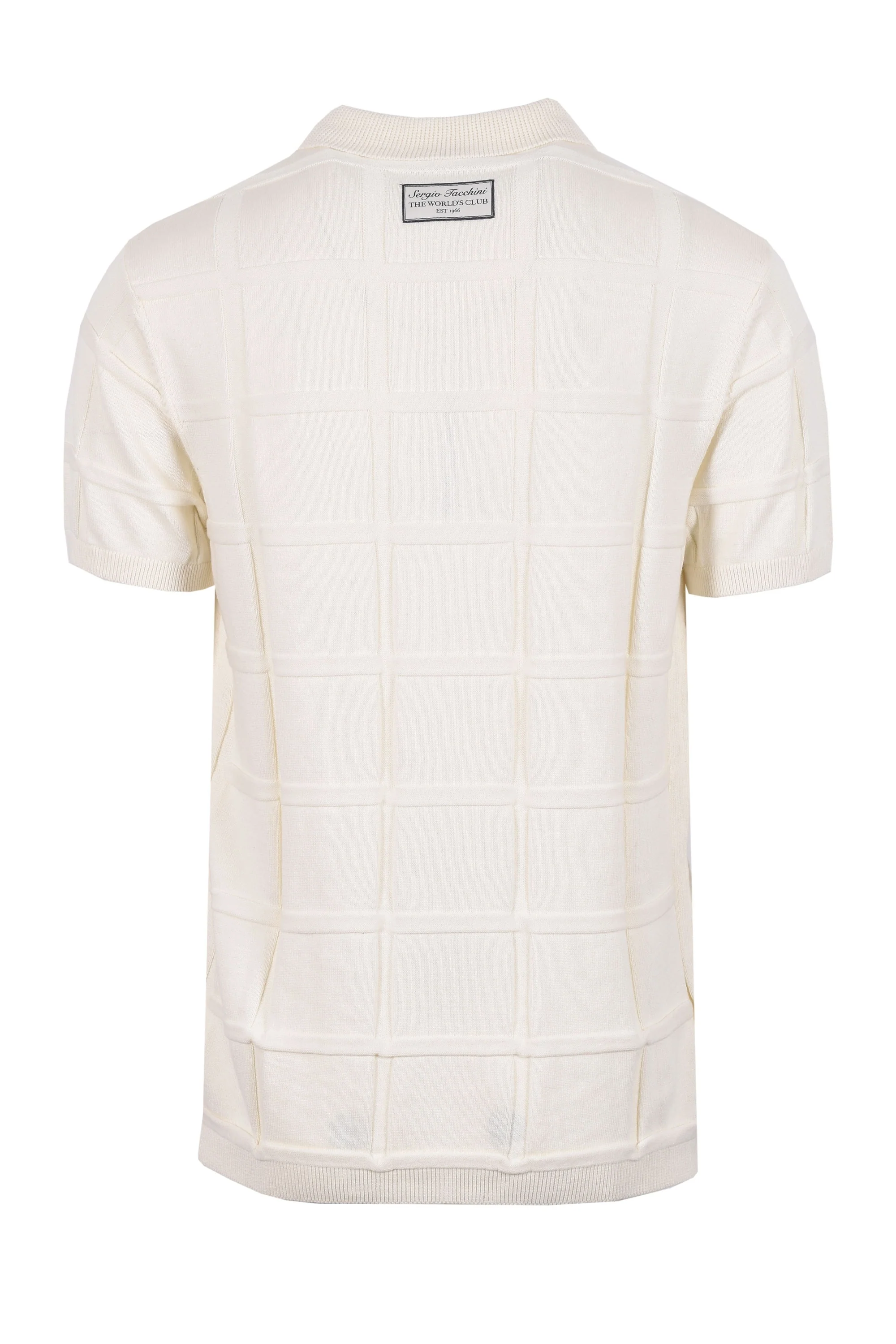 Sergio Tacchini Lorenzo Half Zip Polo Gardenia - Image 4
