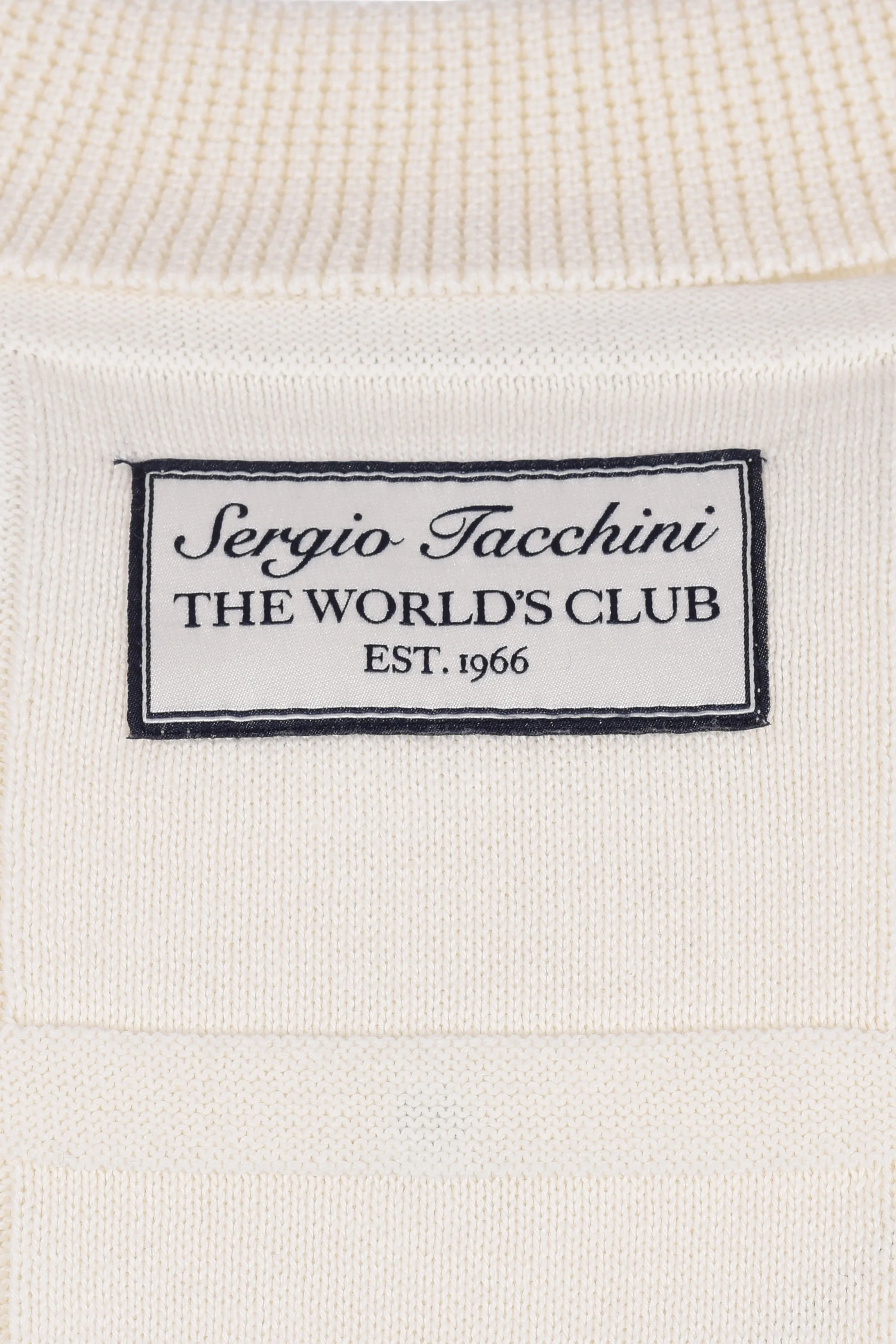 Sergio Tacchini Lorenzo Half Zip Polo Gardenia - Image 5