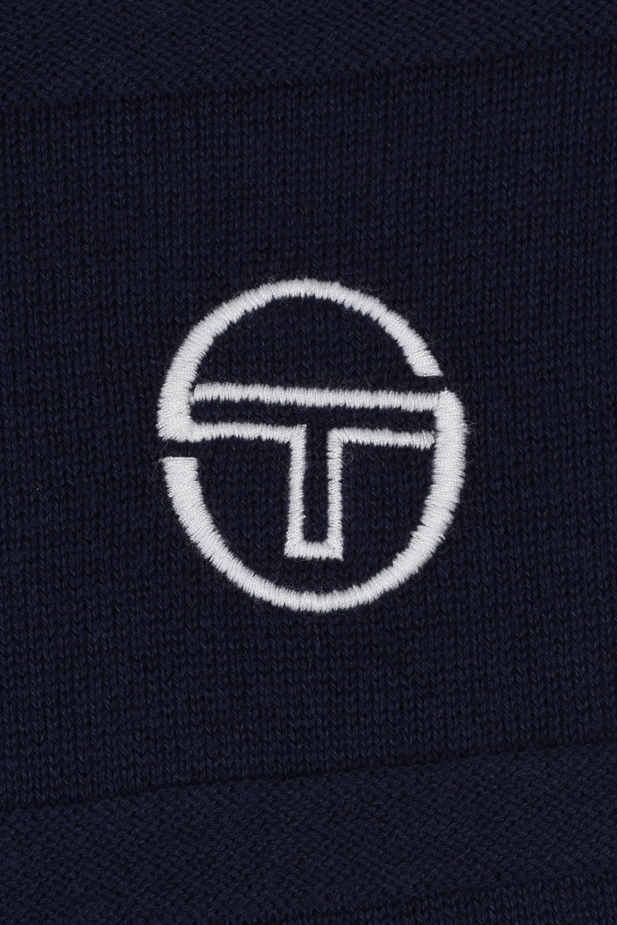 Sergio Tacchini Lorenzo Half Zip Polo Maritime Blue - Image 3