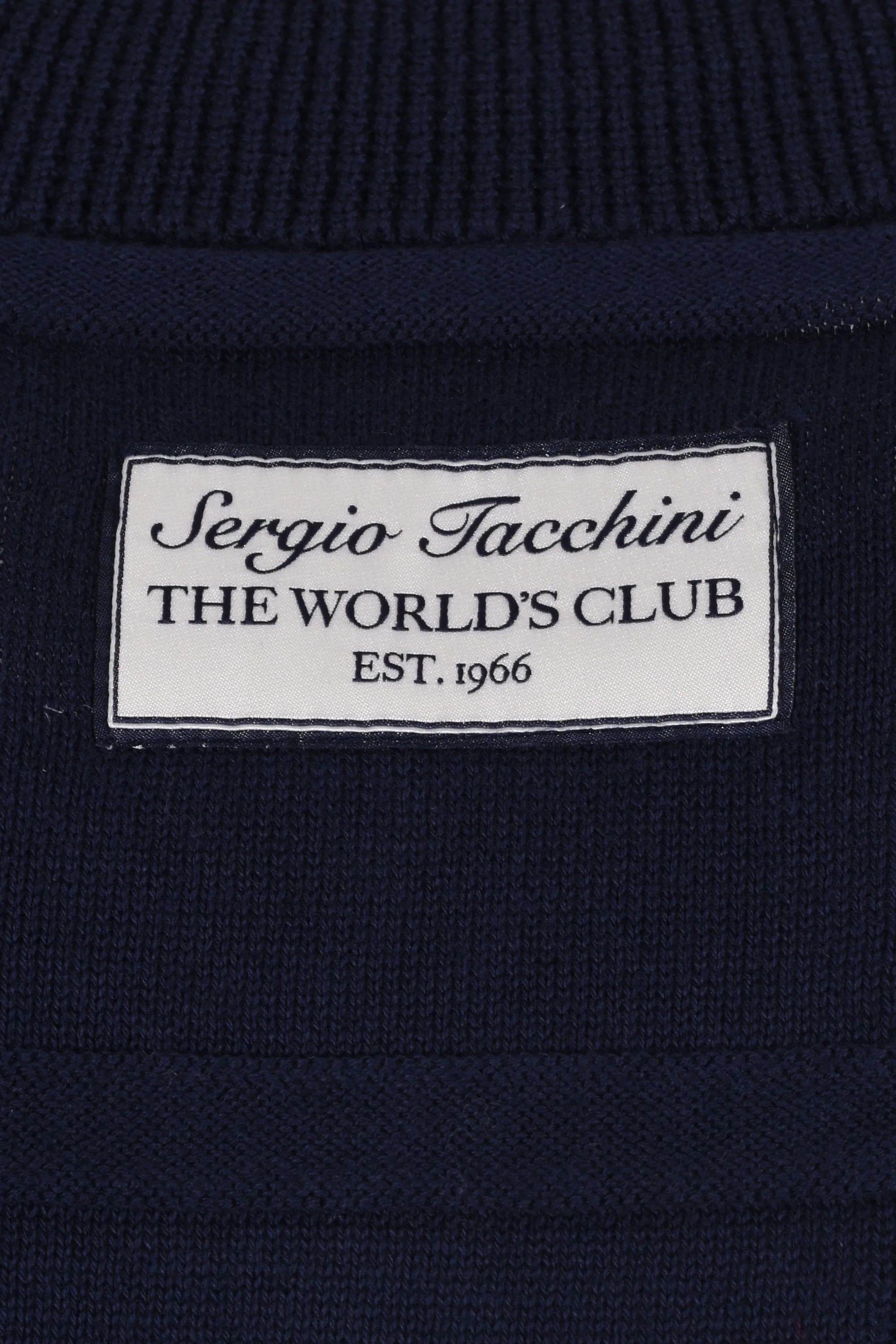 Sergio Tacchini Lorenzo Half Zip Polo Maritime Blue - Image 6