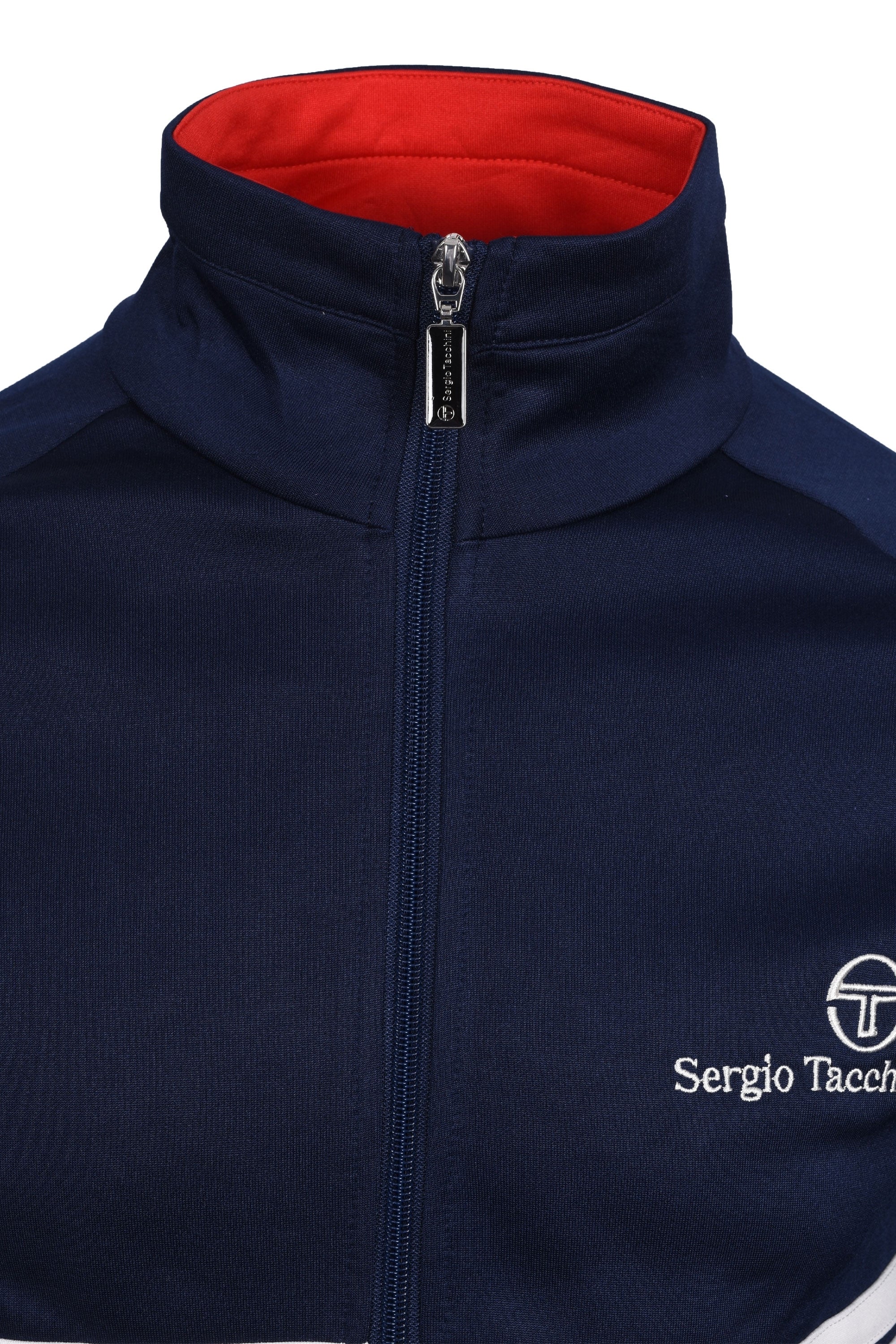 Sergio Tacchini New Dallas Track Top Maritime Blue/Adrenaline Rush - Image 2
