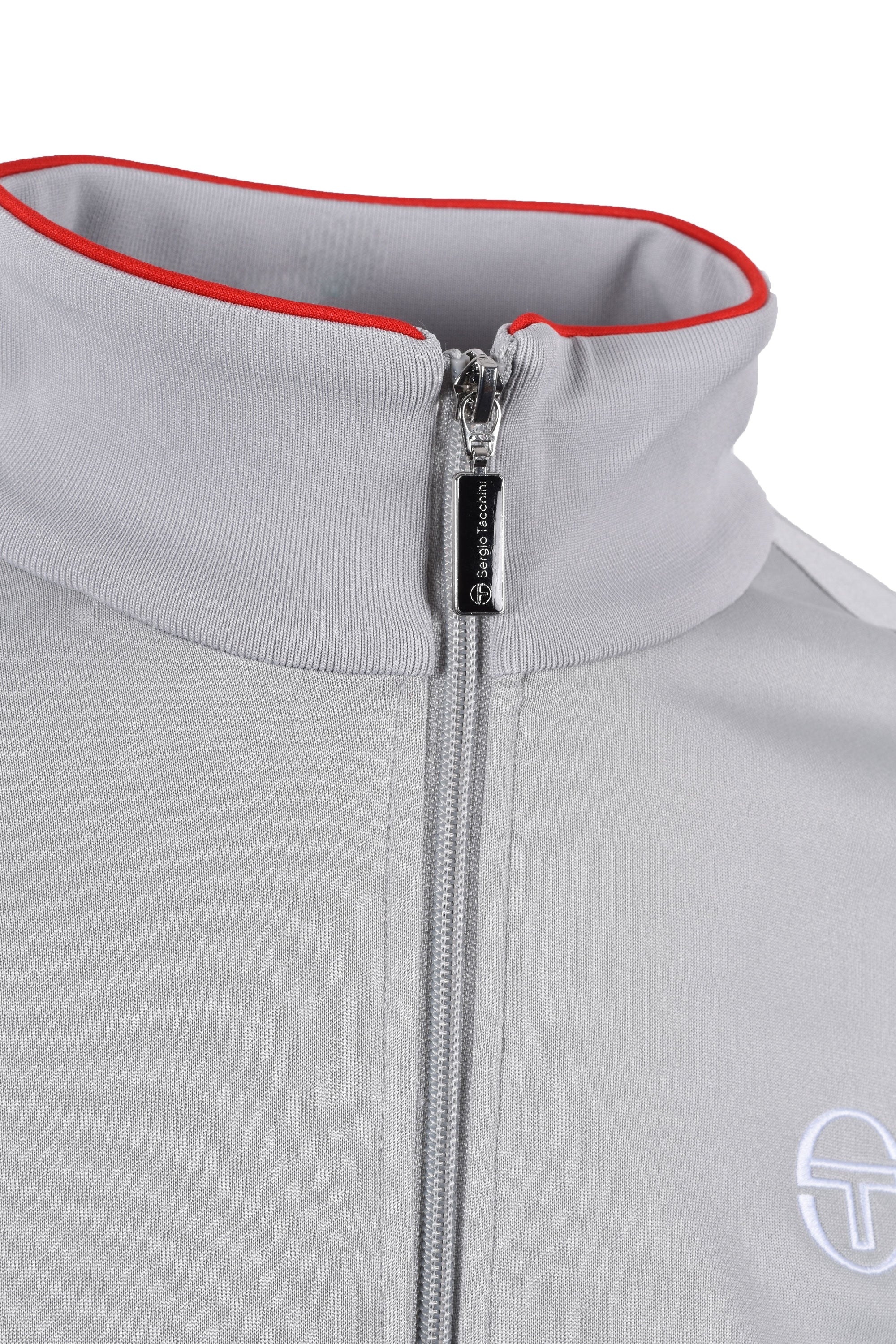 Sergio Tacchini Orion Track Top Grey/Black/Red - Image 5