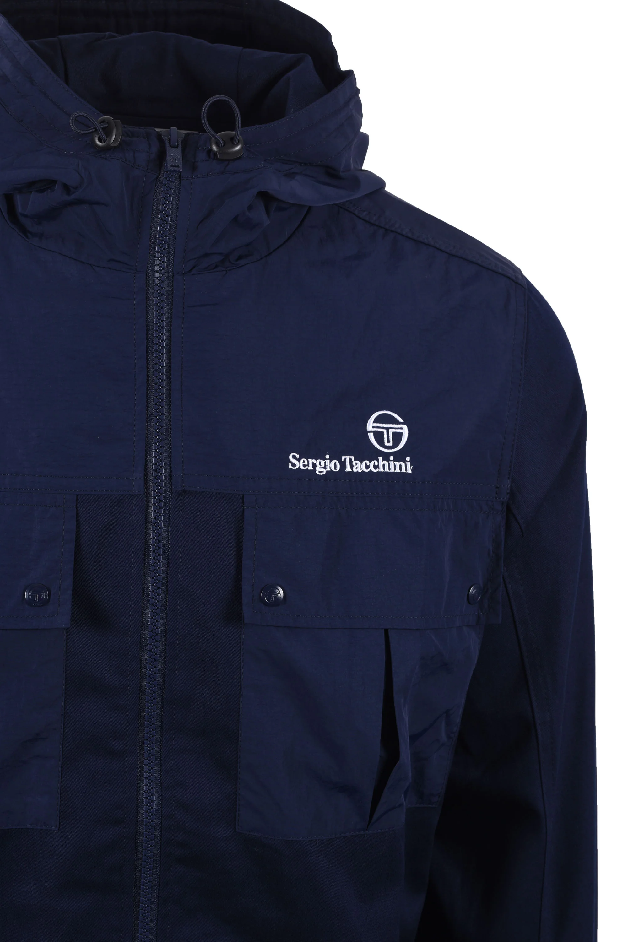 SERGIO TACCHINI CALISTI HOODED JACKET MARITIME BLUE - Image 3