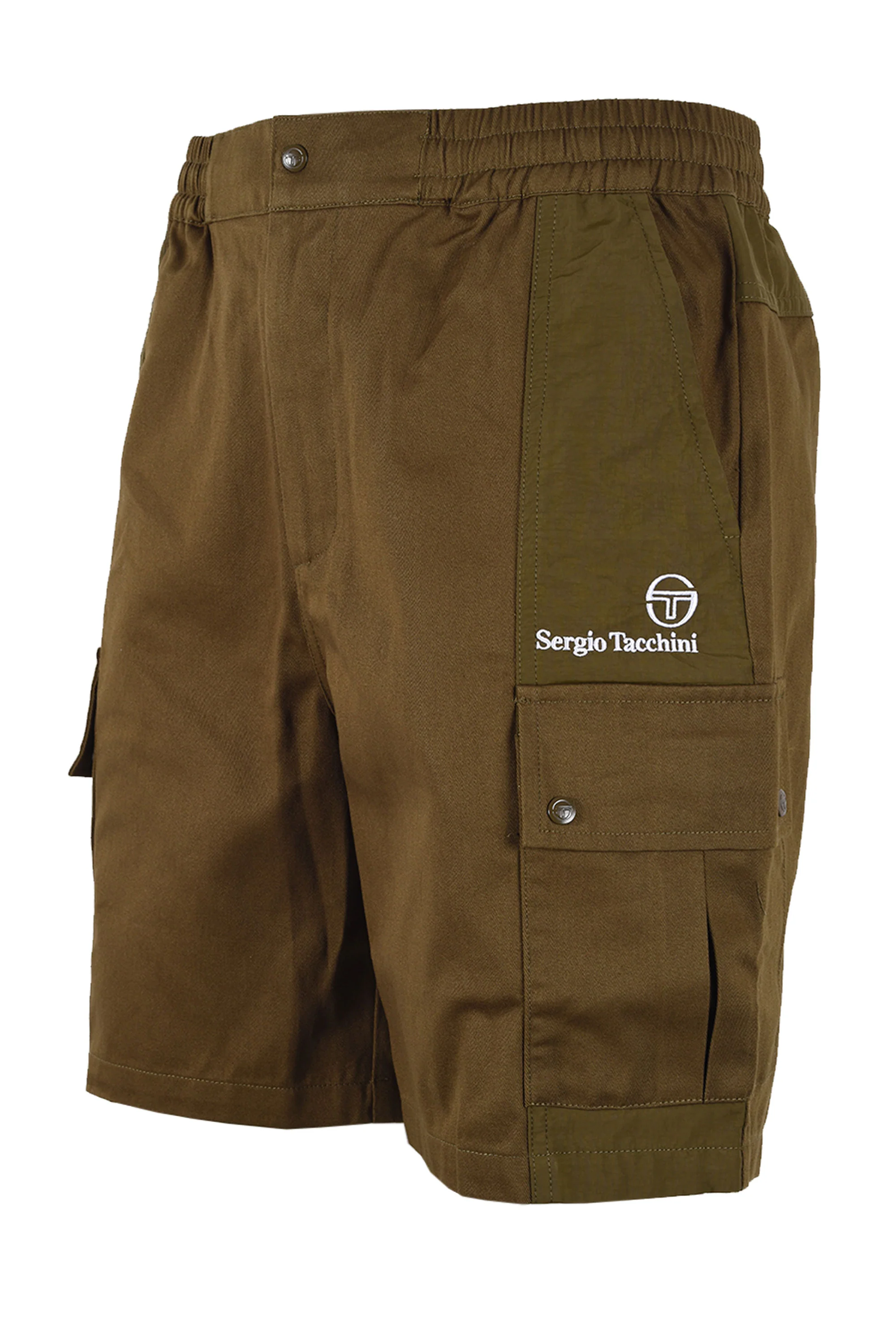 SERGIO TACCHINI CALISTI SHORTS DARK OLIVE - Image 3