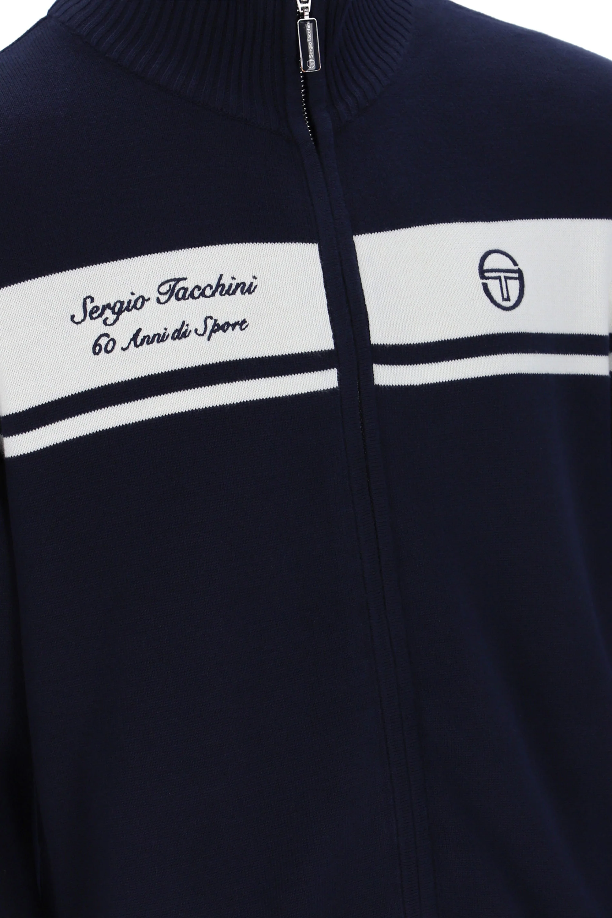 SERGIO TACCHINI 60th ANNIVERSARY CAPOMASTERS TRACK TOP Maritime Blue/Gardenia - Image 4