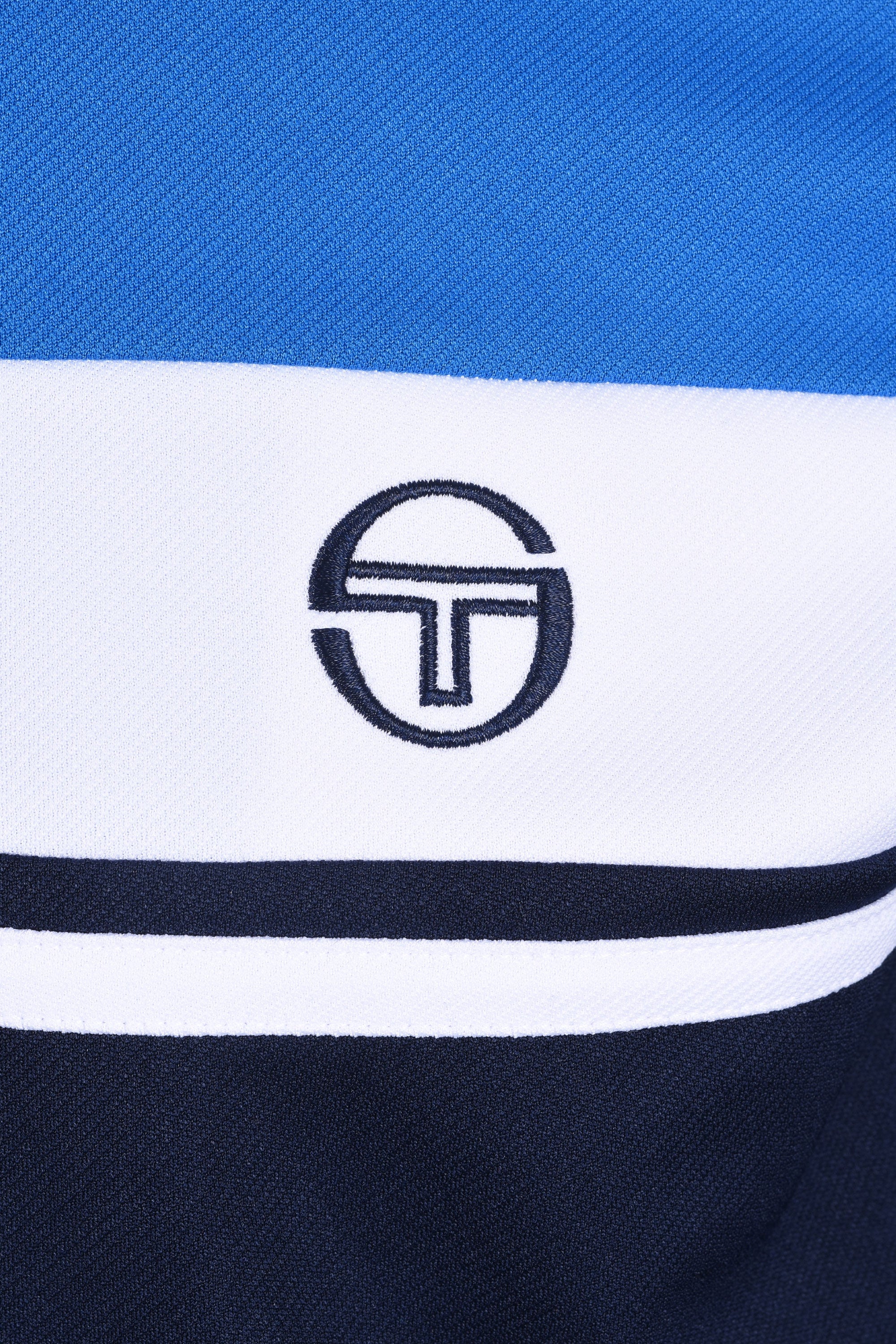 Sergio Tacchini Damarindo Track Top Blue/White/Navy - Image 3