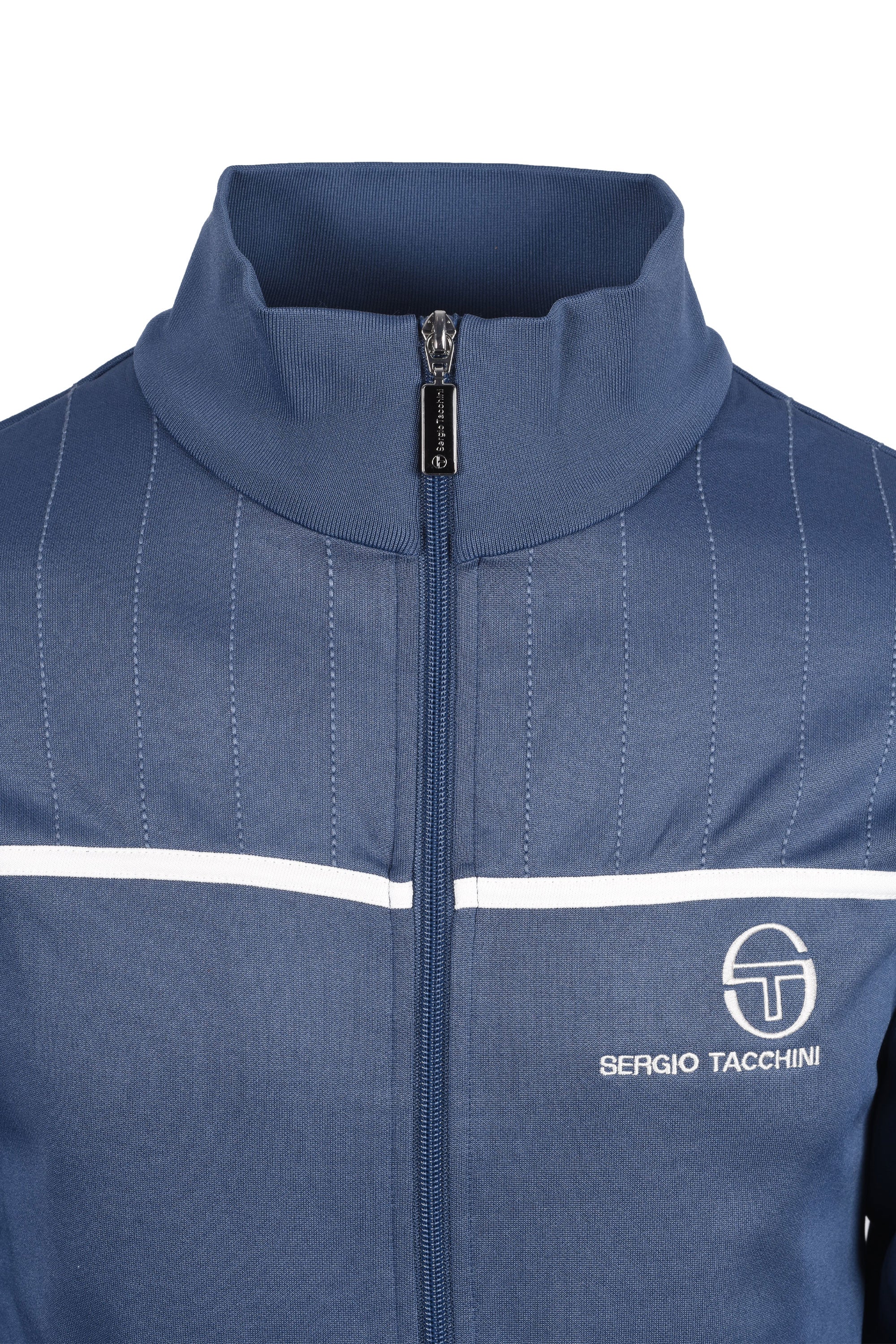 Sergio Tacchini Frankie Track Top Vintage Indigo/Pumpkin - Image 2