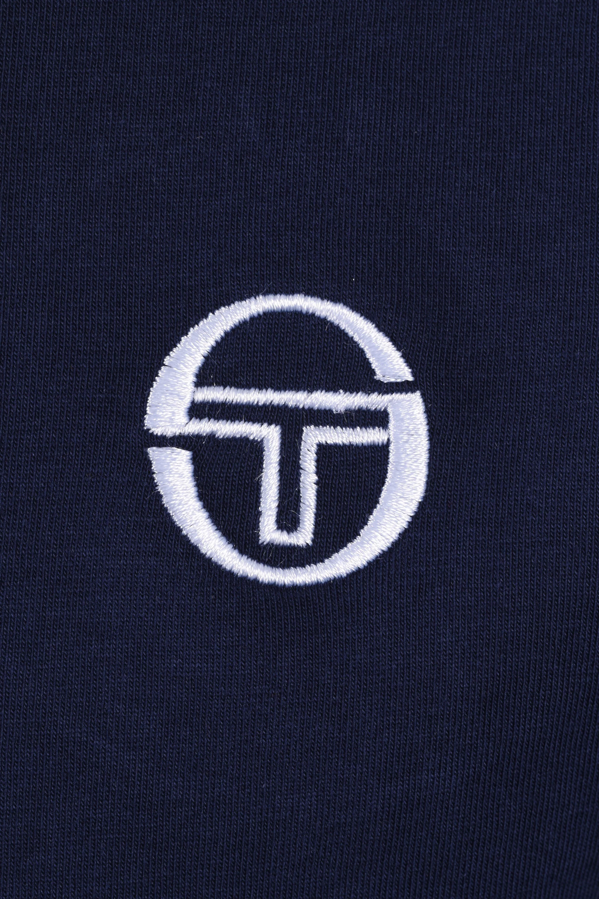 SERGIO TACCHINI GRELLO CREW NECK T-SHIRT MARITIME BLUE/ORANGE PEPPER - Image 3