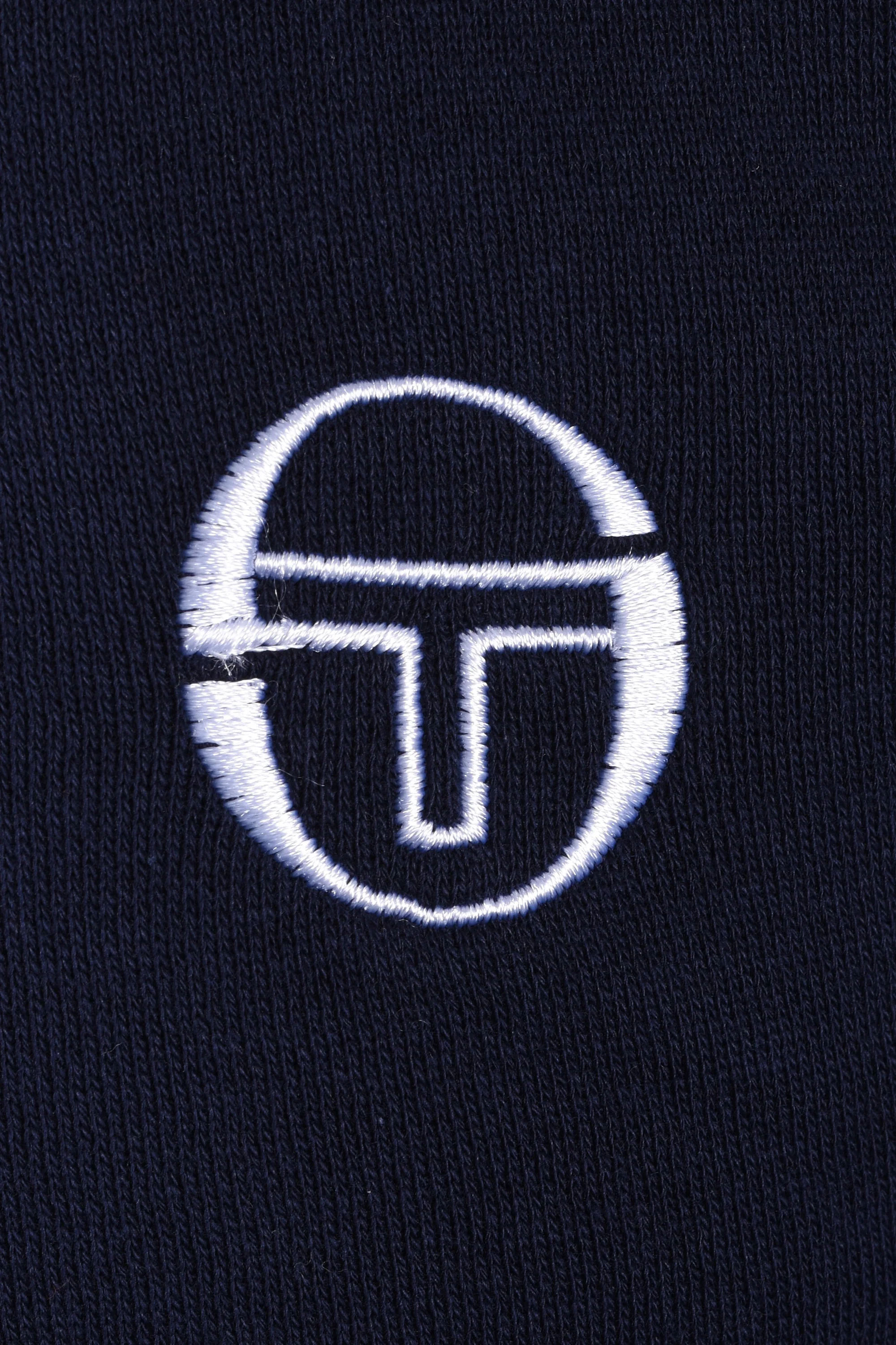 SERGIO TACCHINI LOCCHI HALF ZIP MARITIME BLUE/WHITE - Image 3