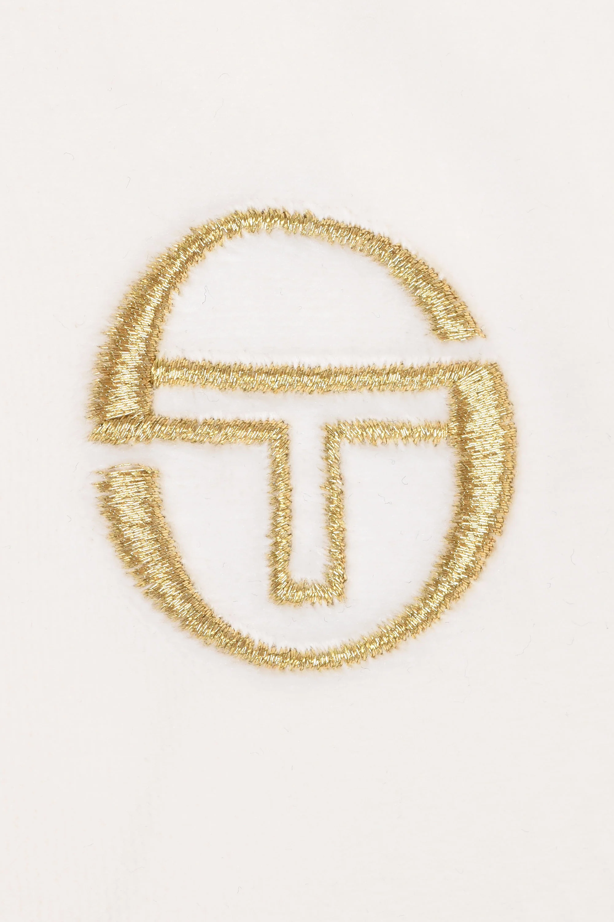 Sergio Tacchini Mahony Half Zip Velour Polo Gardenia/Gold - Image 3