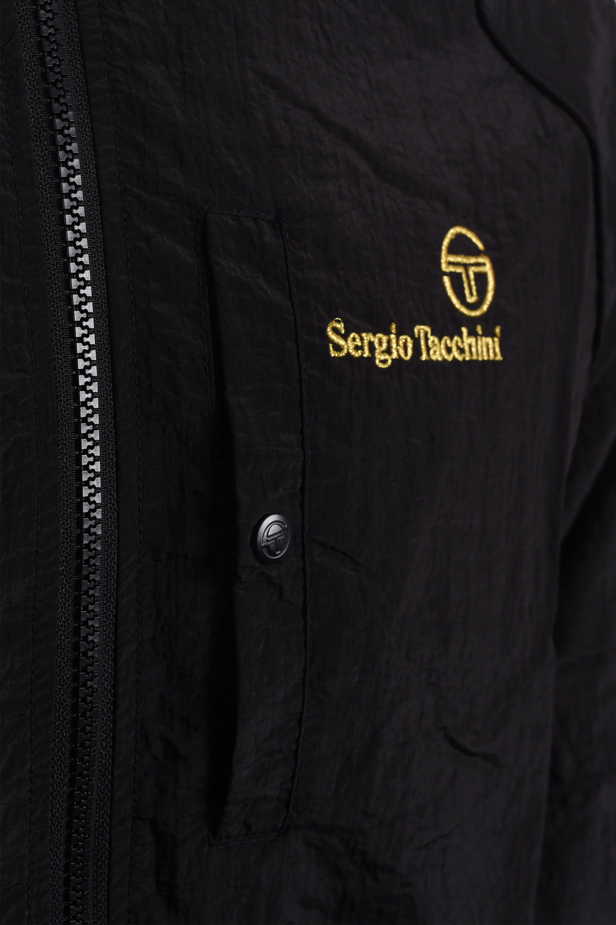 Sergio Tacchini Maldini Hooded Jacket Black - Image 3