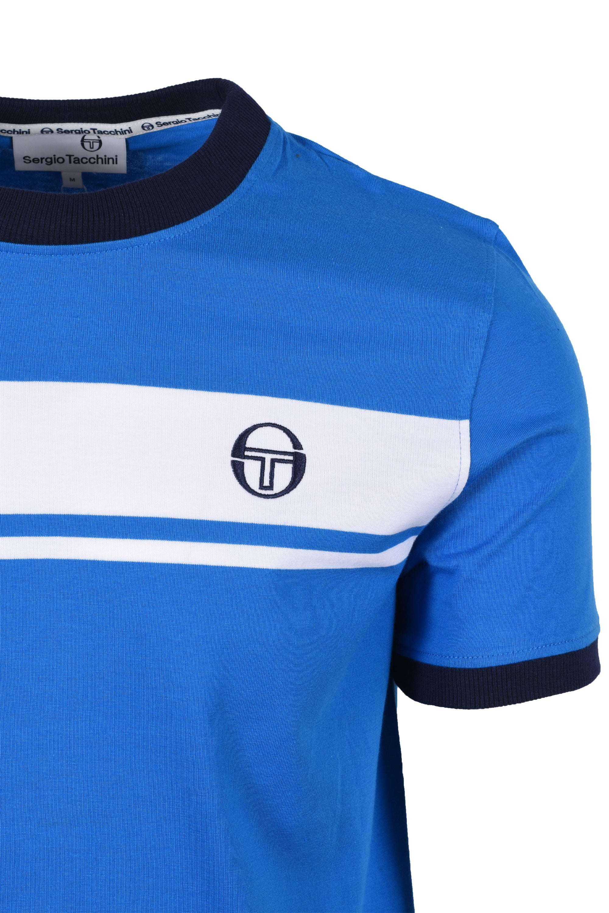 Sergio Tacchini Master T-Shirt Blue/White - Image 2