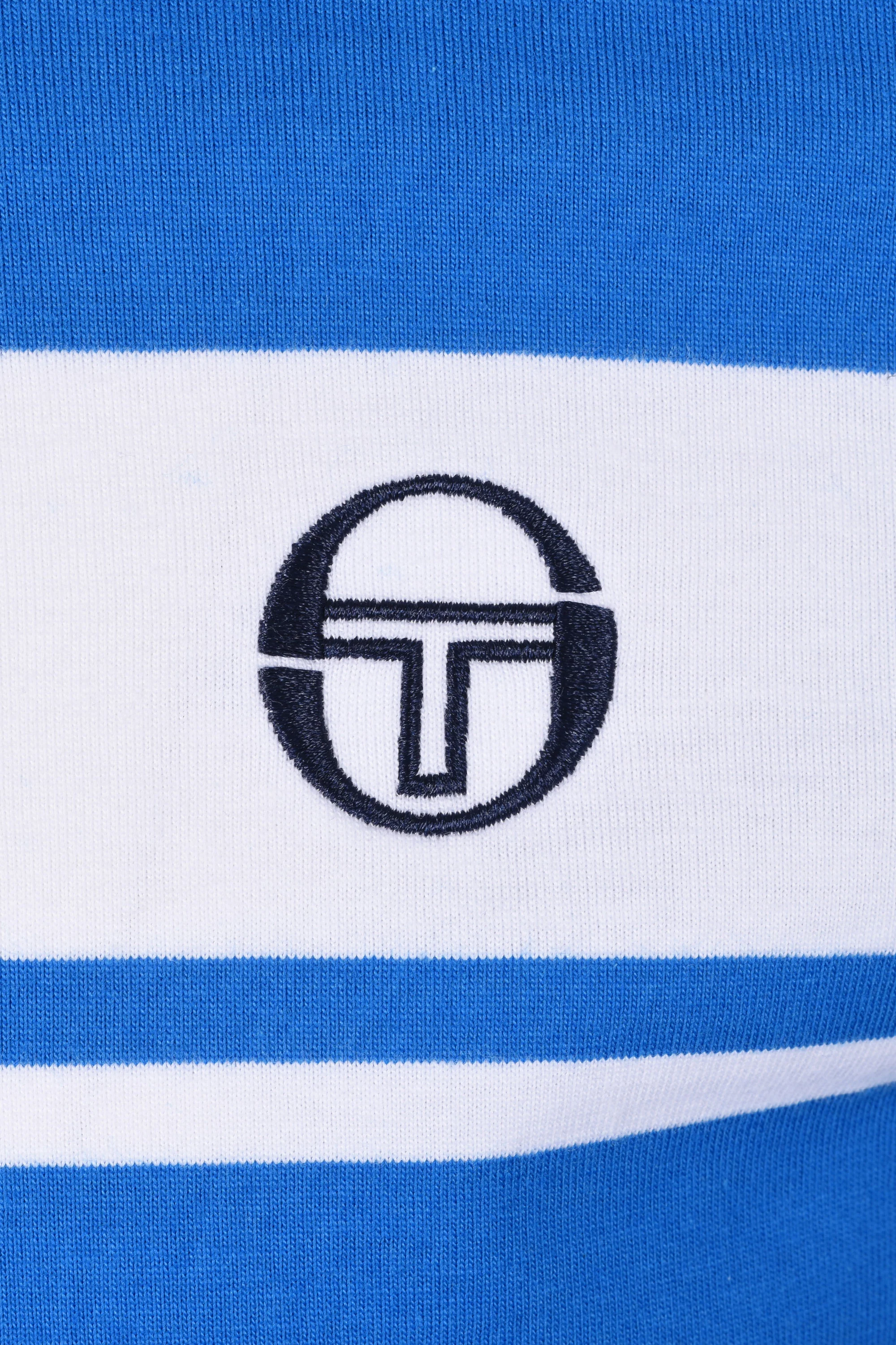 Sergio Tacchini Master T-Shirt Blue/White - Image 3