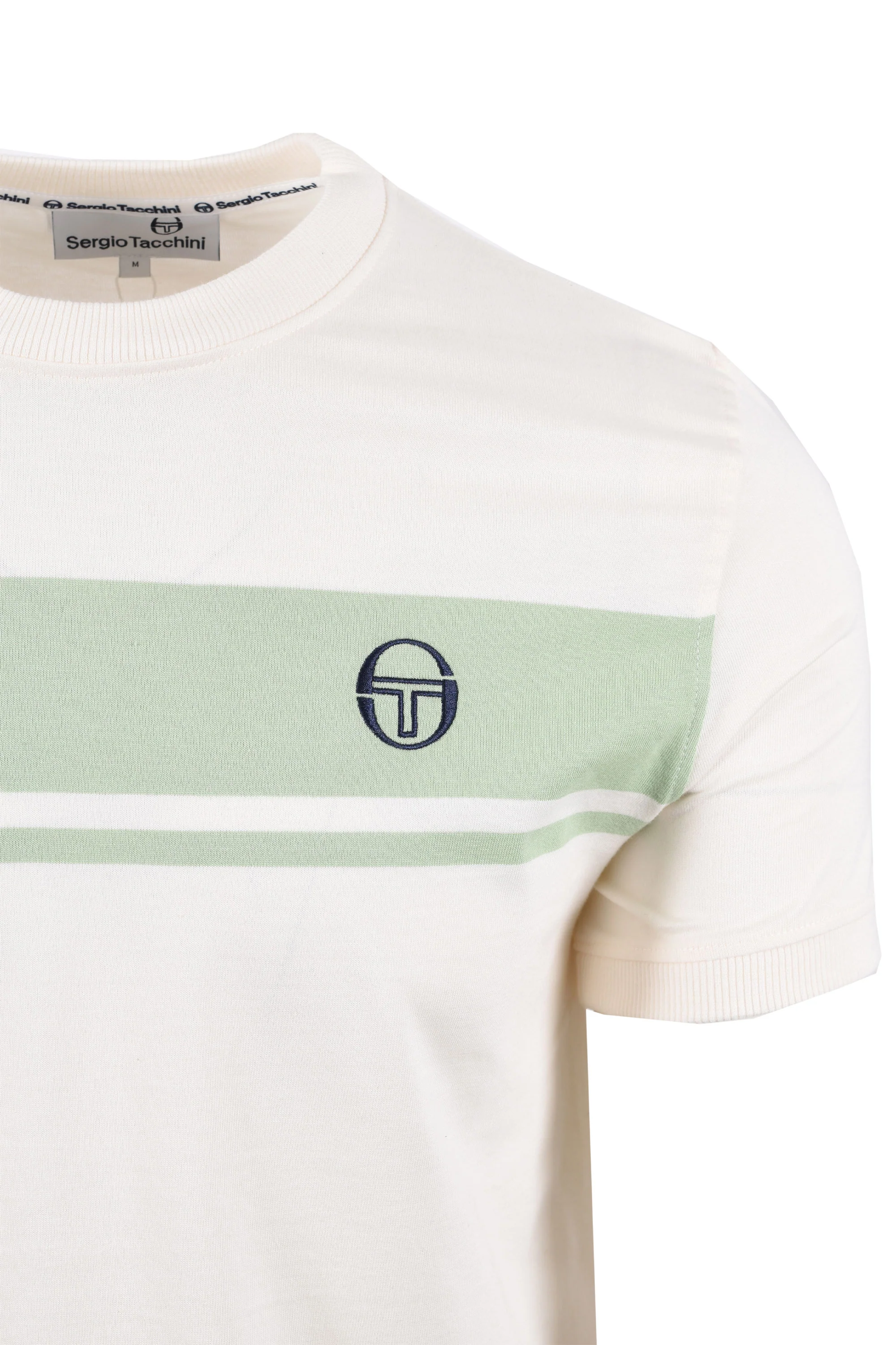 SERGIO TACCHINI MASTER T-SHIRT GARDENIA/QUIET GREEN - Image 2