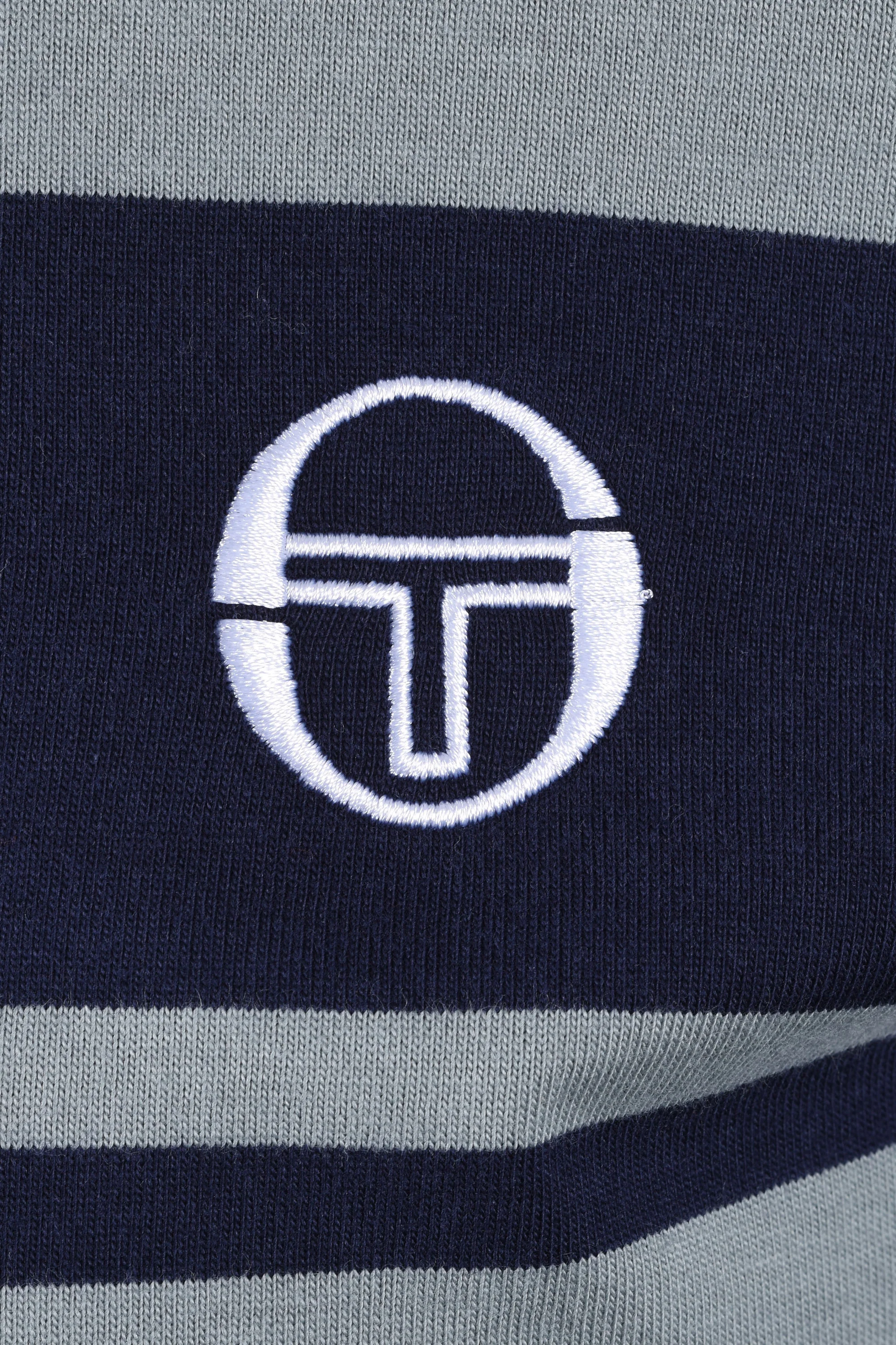 SERGIO TACCHINI MASTER T-SHIRT LEAD/MARITIME BLUE/WHITE - Image 3