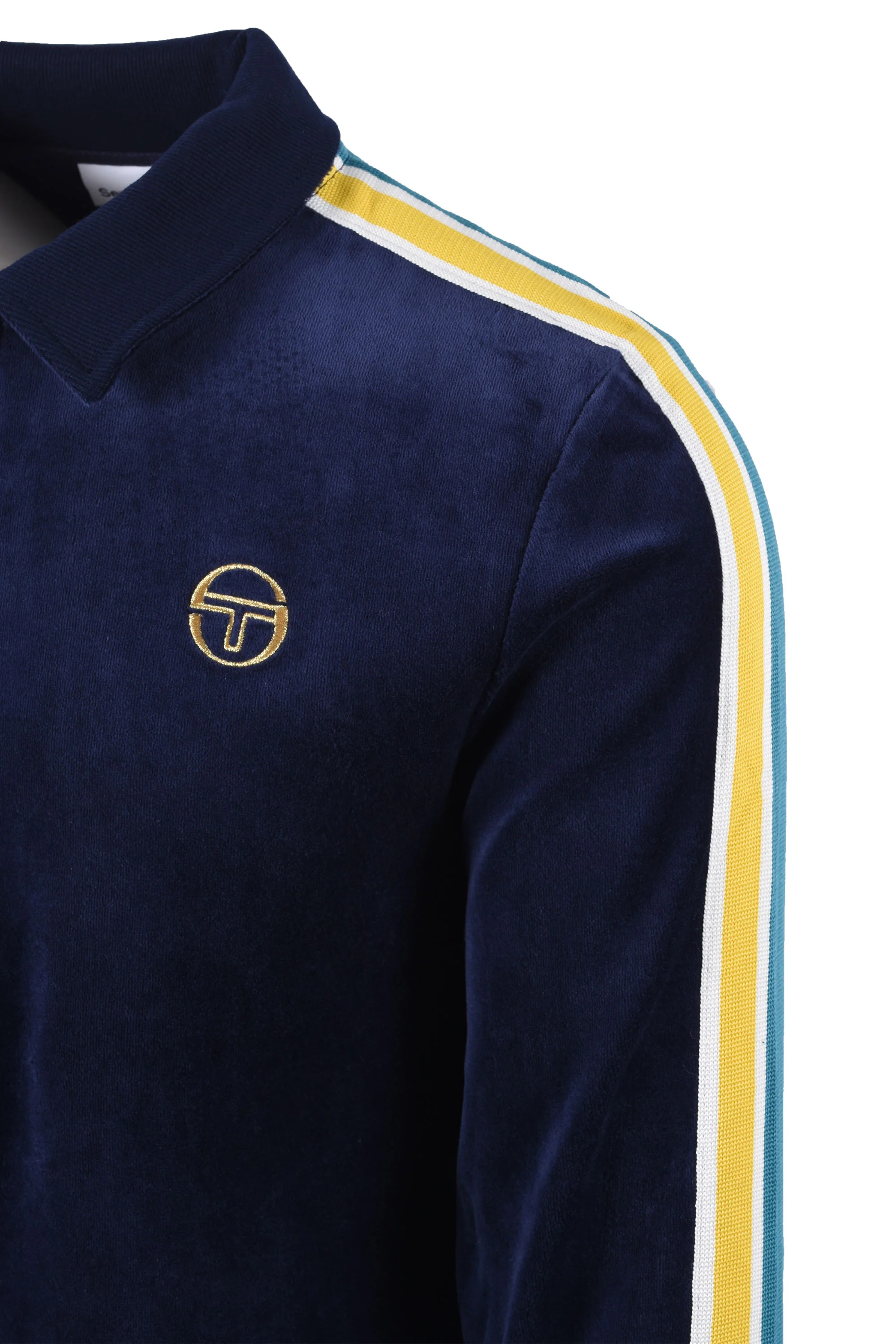 SERGIO TACCHINI MONTE TRACK TOP MARITIME BLUE/MANGO MINT - Image 3