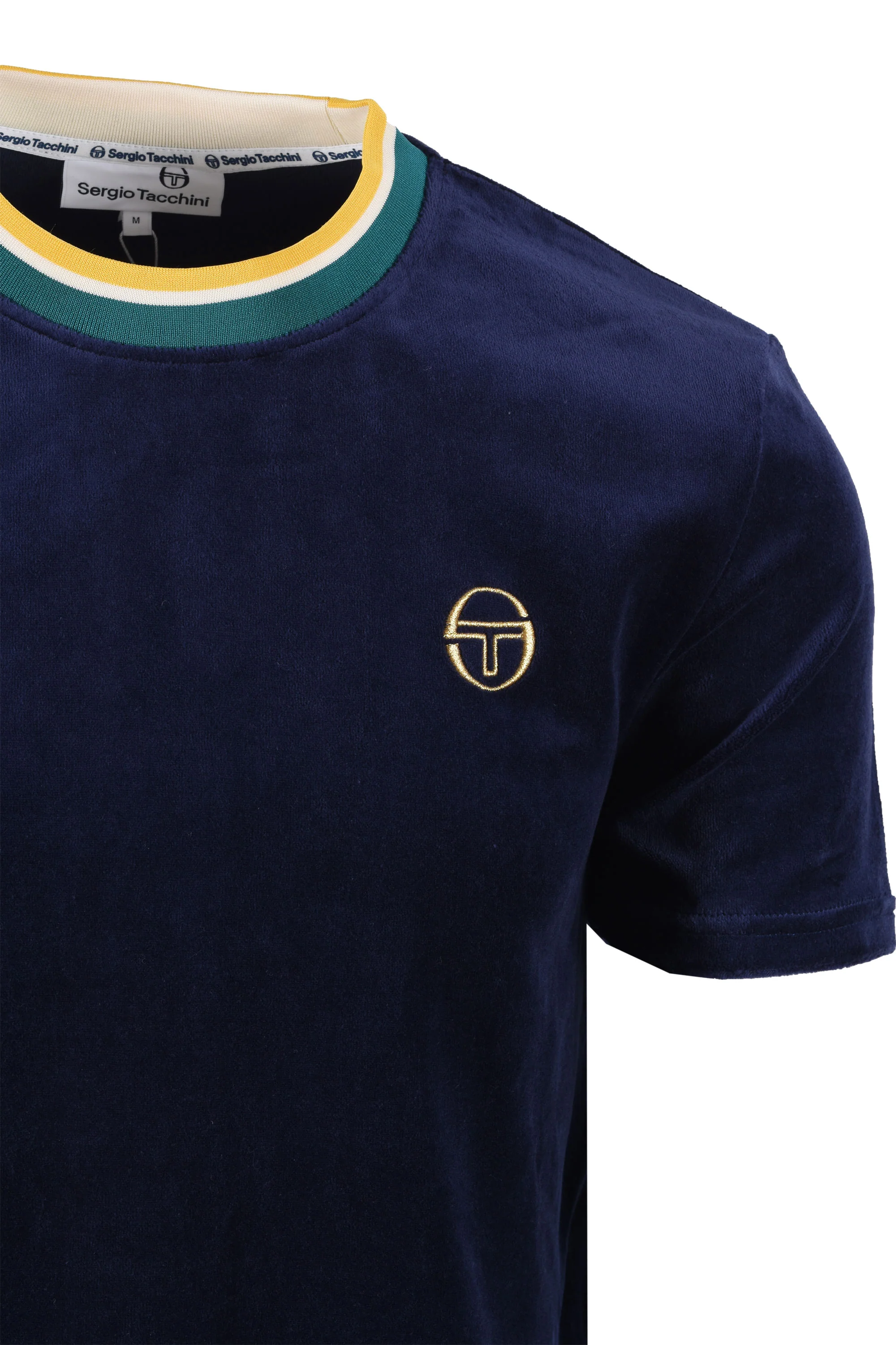 SERGIO TACCHINI MONTE VELOUR T-SHIRT MARITIME BLUE - Image 2
