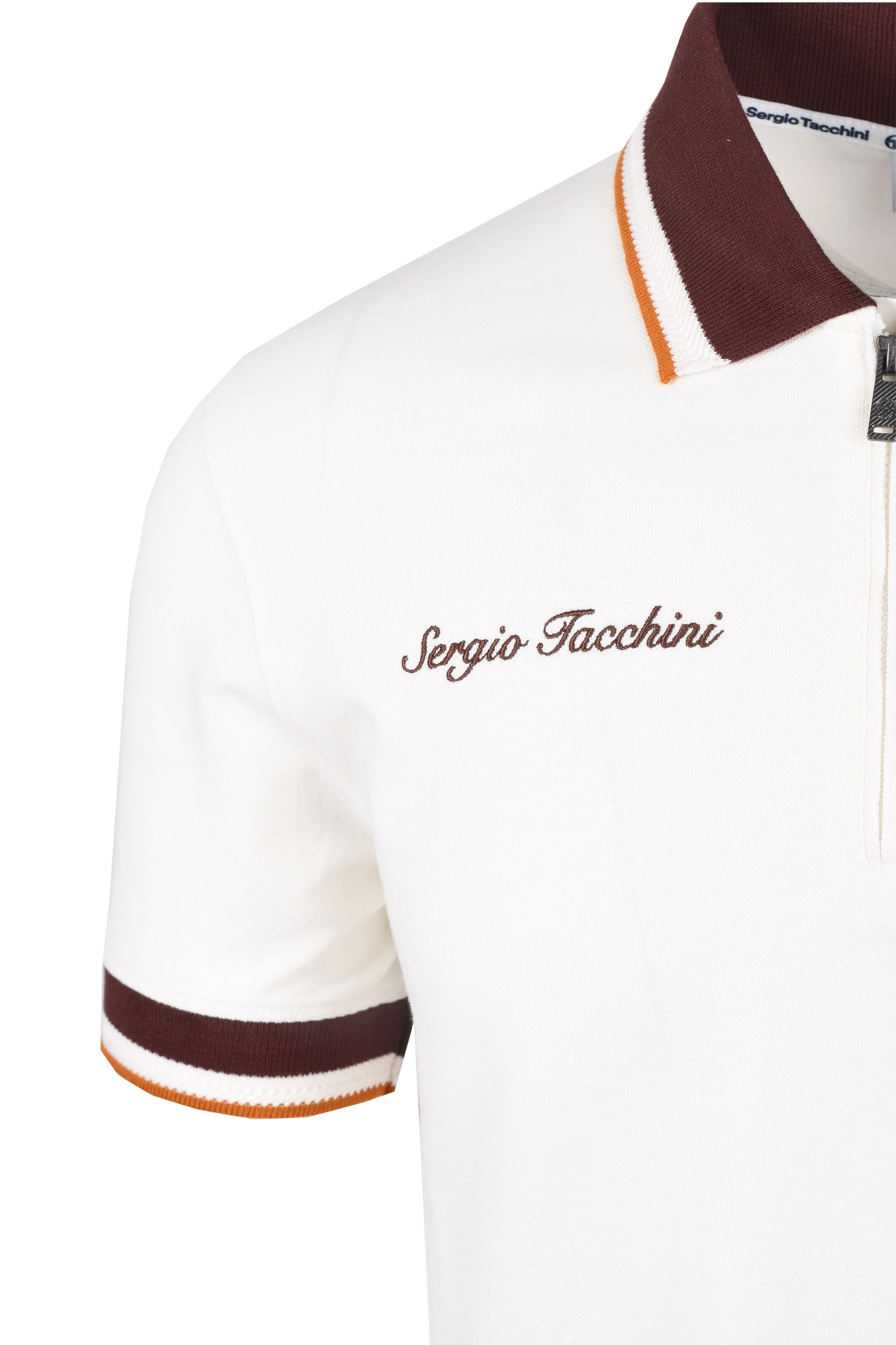 Sergio Tacchini Nanto Zip Polo Gardenia - Image 3
