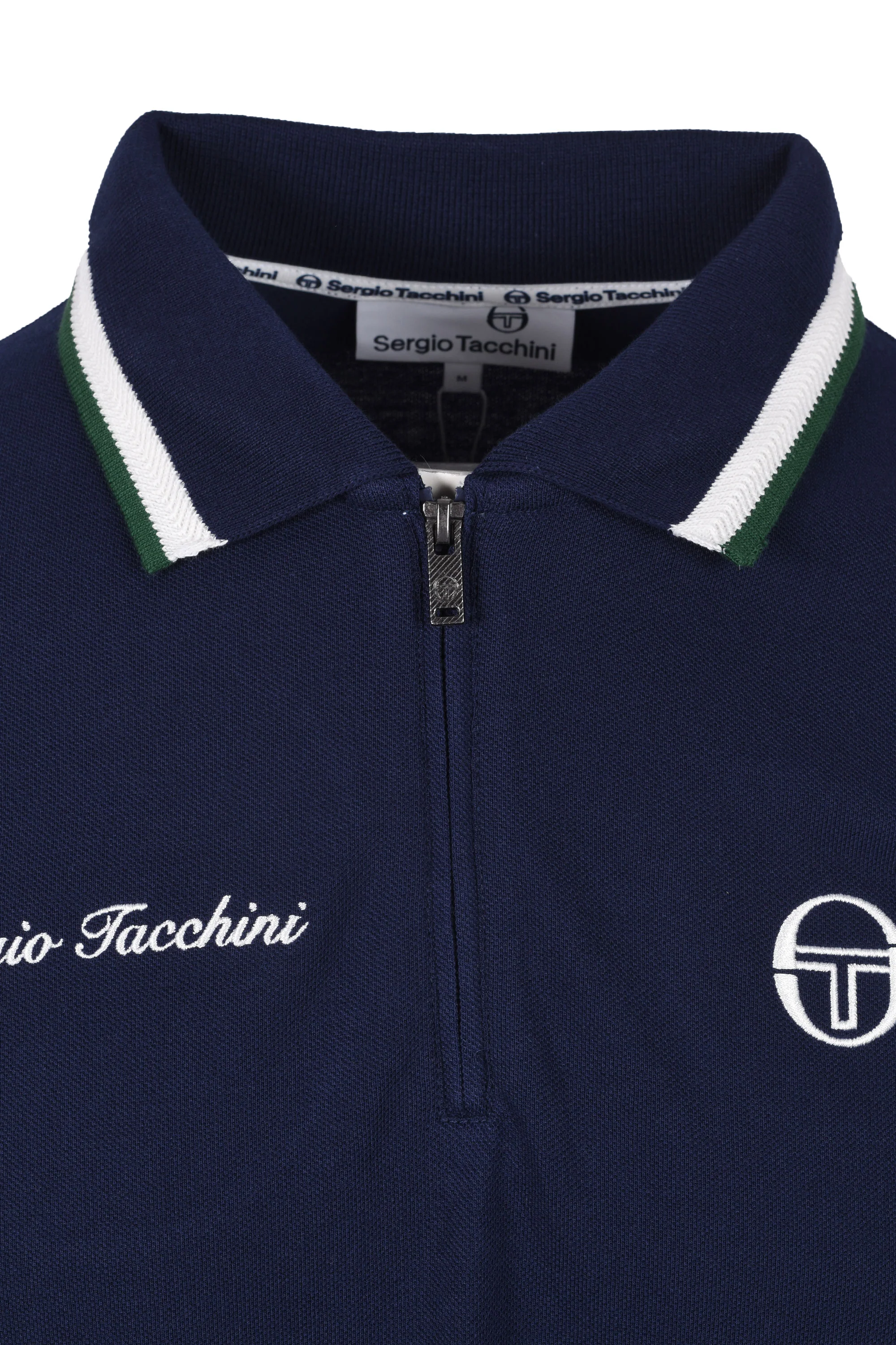 Sergio Tacchini Nanto Zip Polo Maritime Blue - Image 2