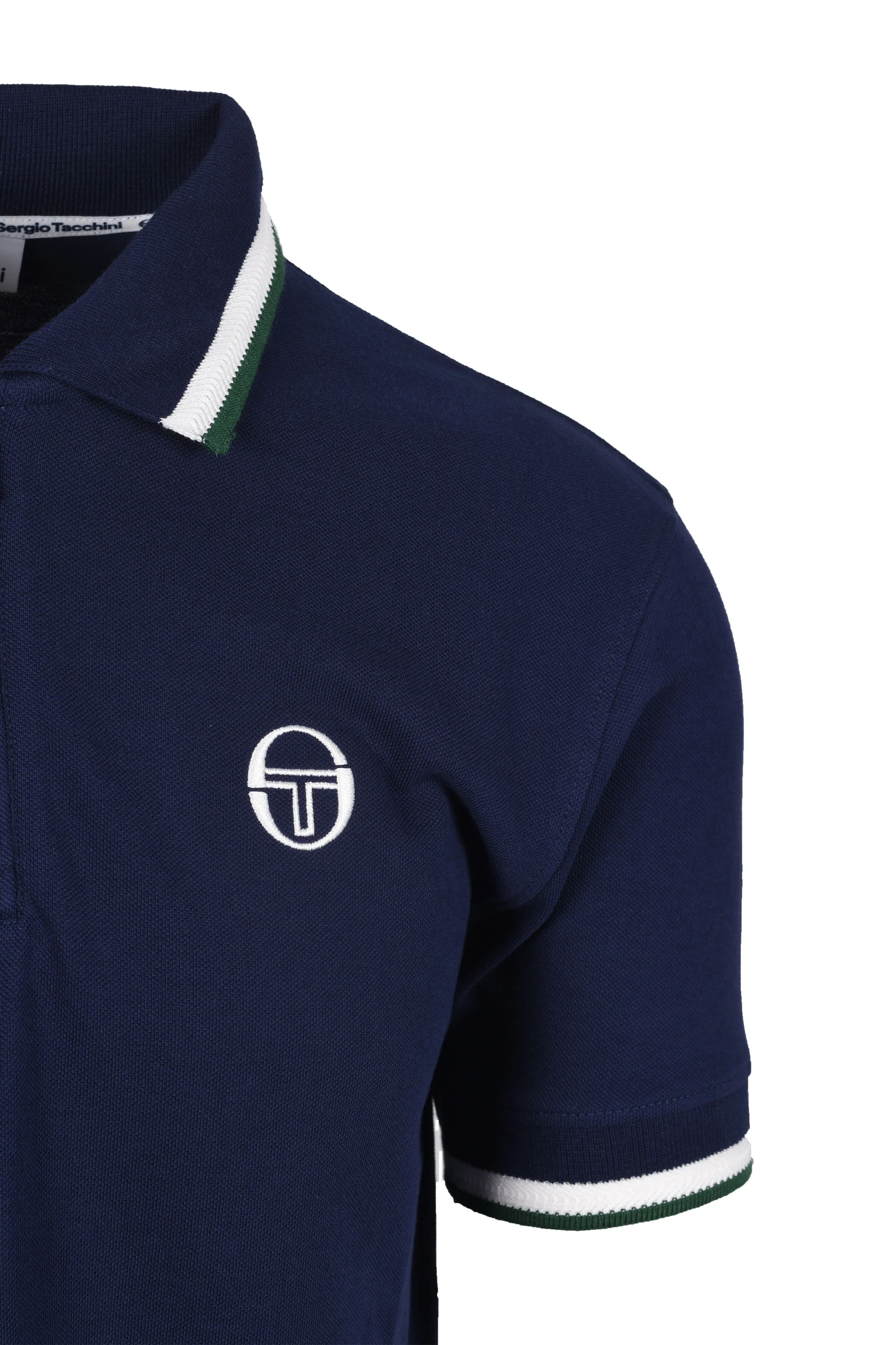 Sergio Tacchini Nanto Zip Polo Maritime Blue - Image 4